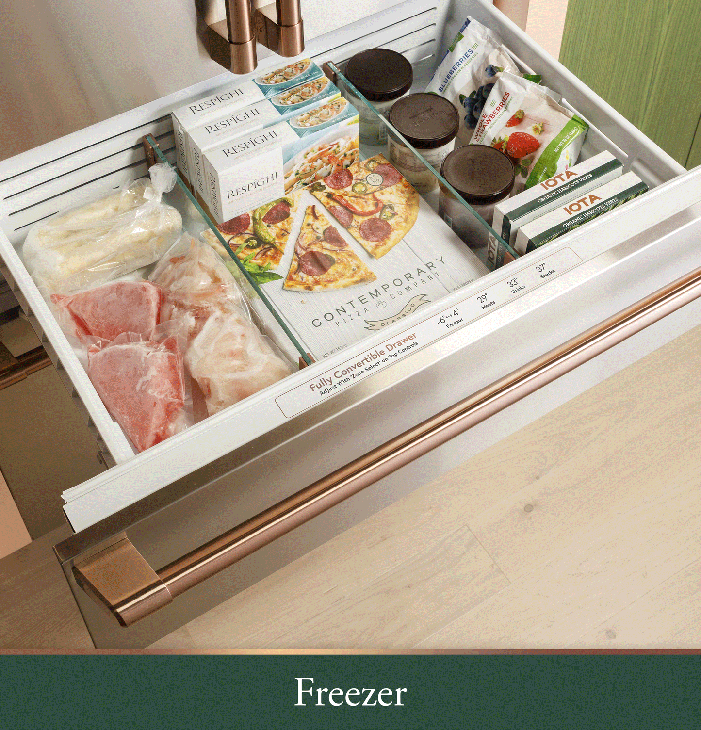 Café™ 36" Integrated Bottom-Freezer Refrigerator