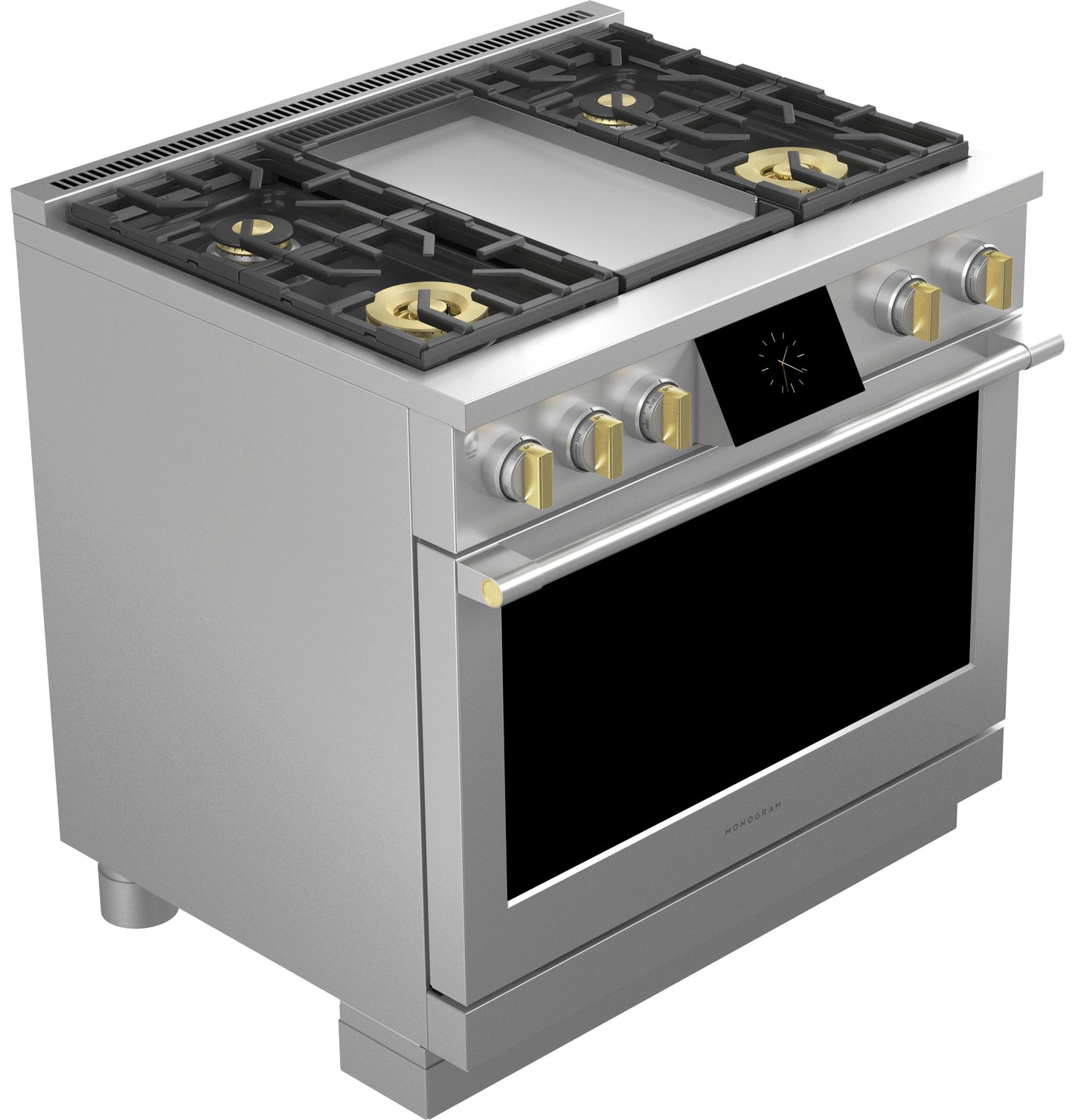 Monogram 36" Dual-Fuel Professional Range with 4 Burners and Griddle (Natural Gas)