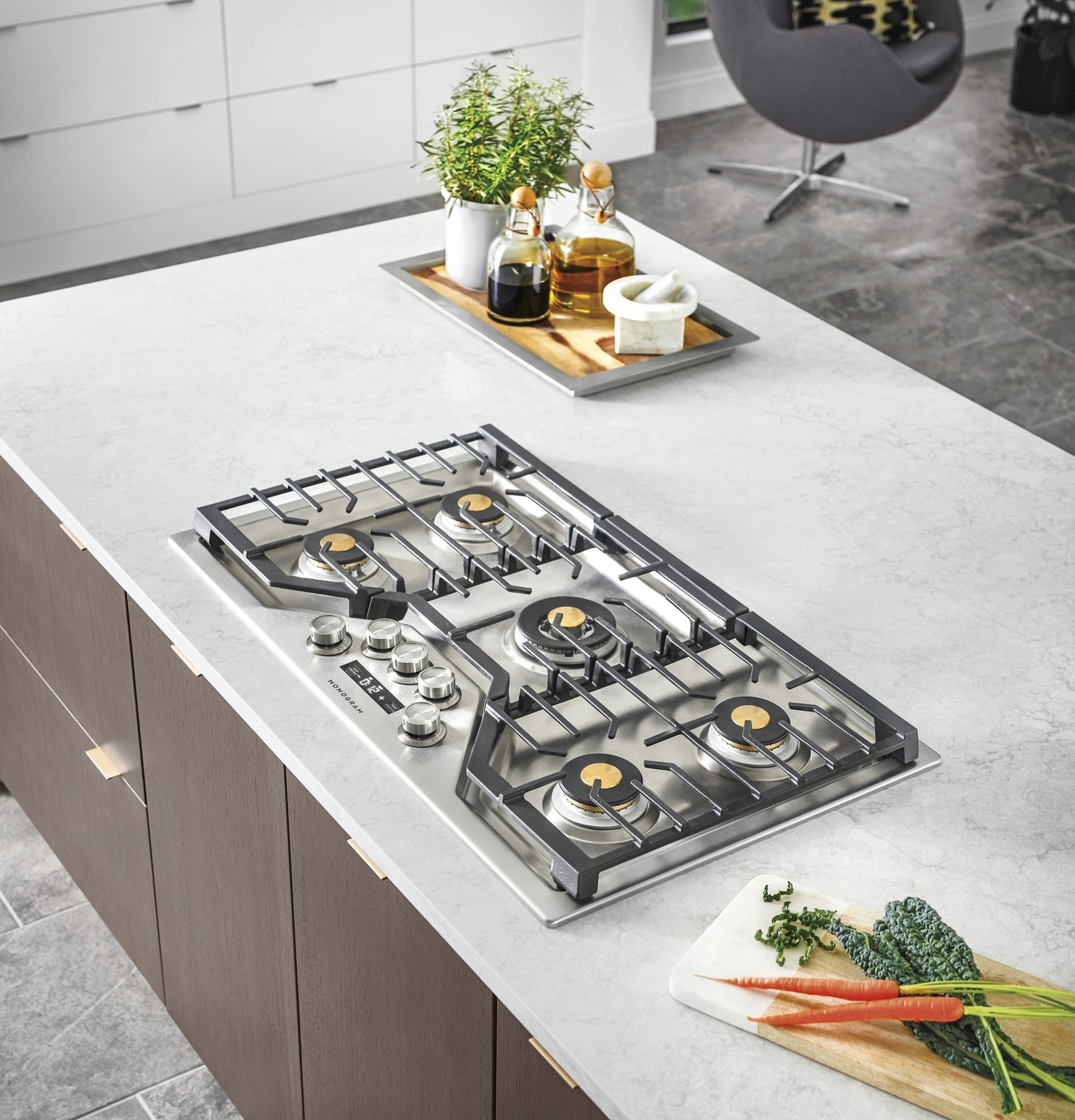 Monogram 36" Deep-Recessed Gas Cooktop (Natural Gas)