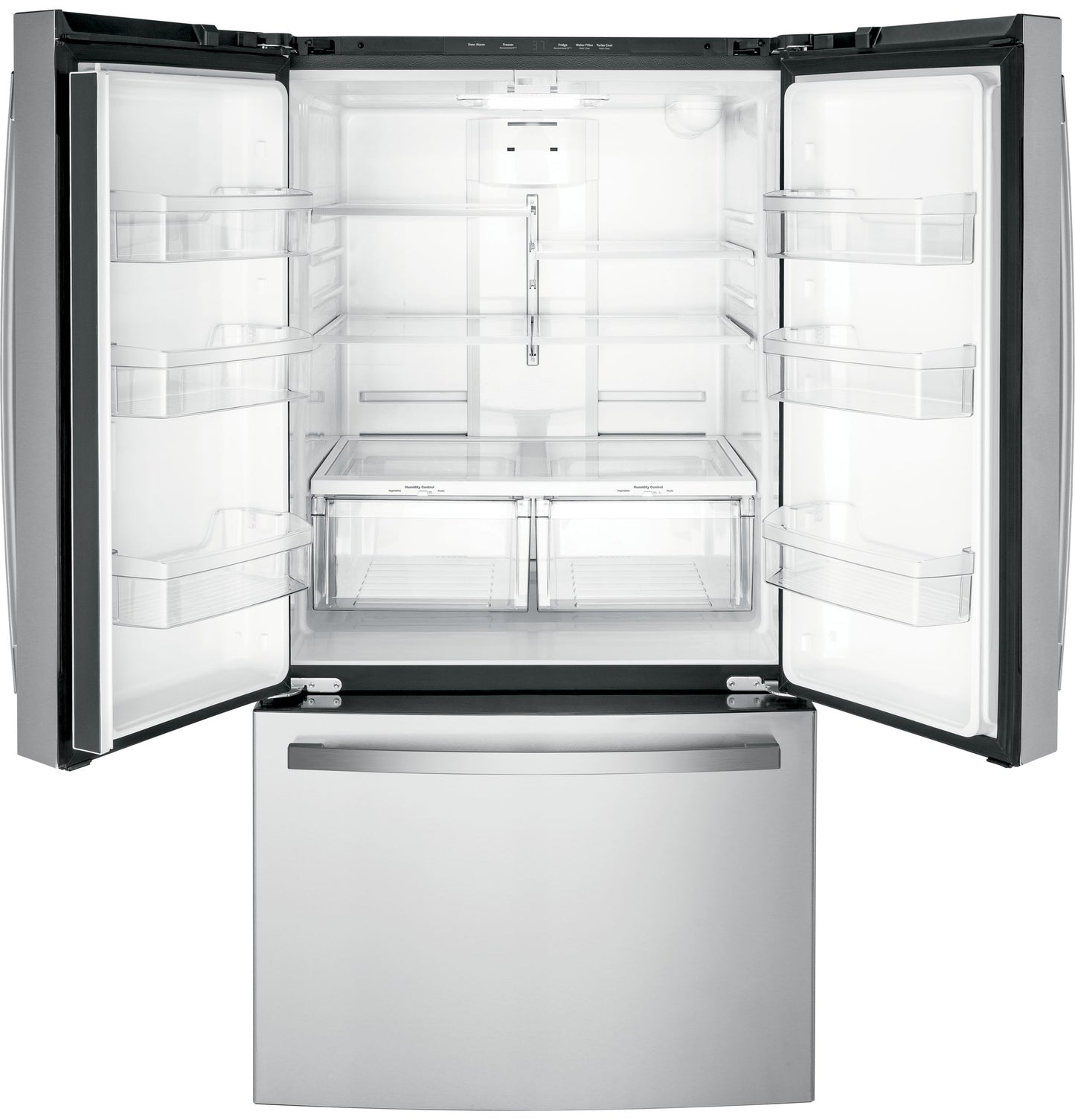 GE® ENERGY STAR® 27.0 Cu. Ft. Fingerprint Resistant French-Door Refrigerator