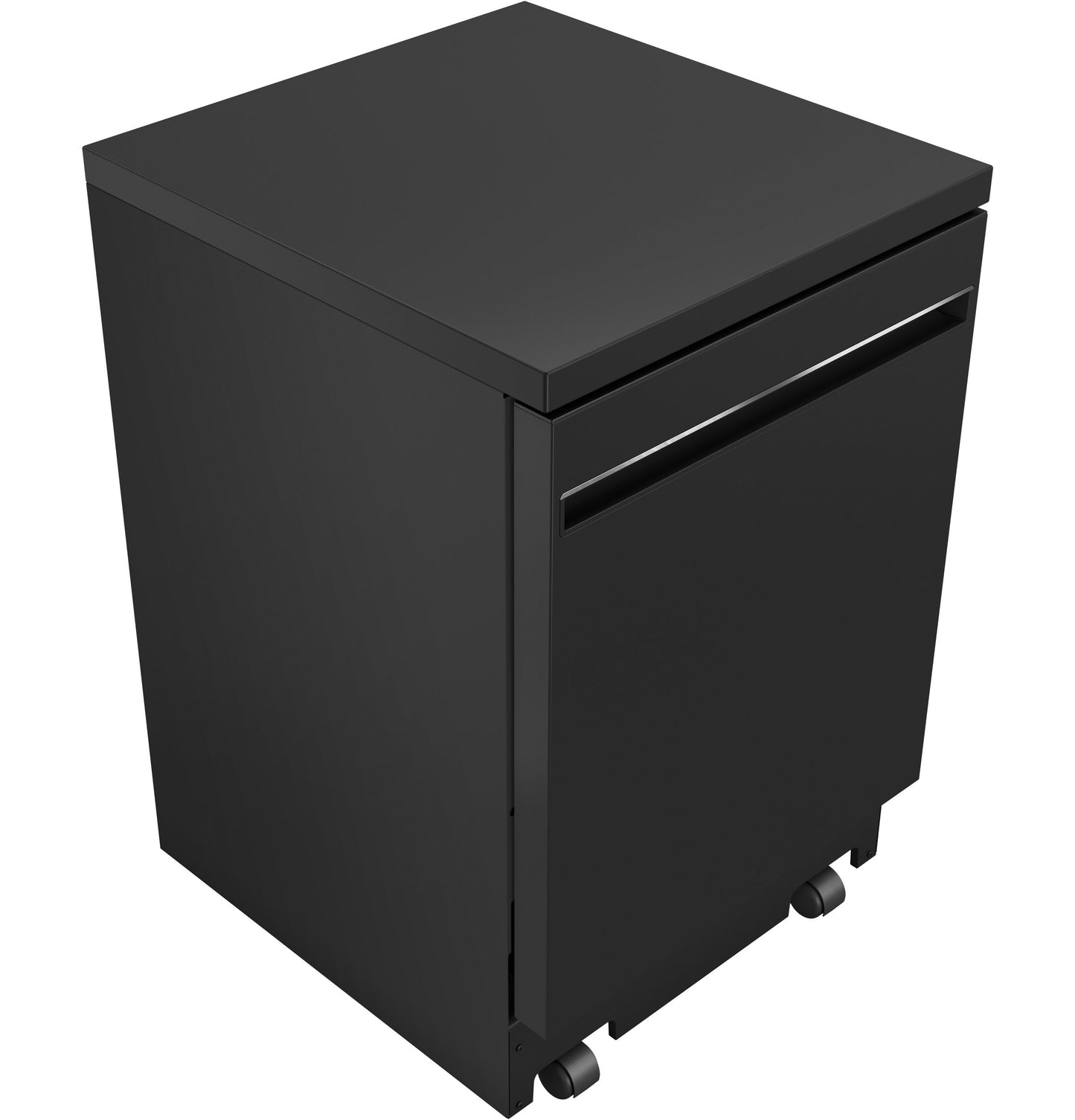 GE® 24" Stainless Steel Interior Portable Dishwasher with Sanitize Cycle