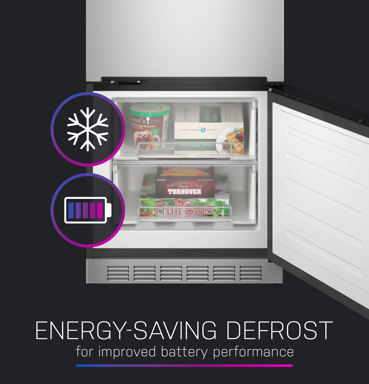 GE Profile™ 10.0 cu. ft. 12V DC Bottom Freezer Refrigerator