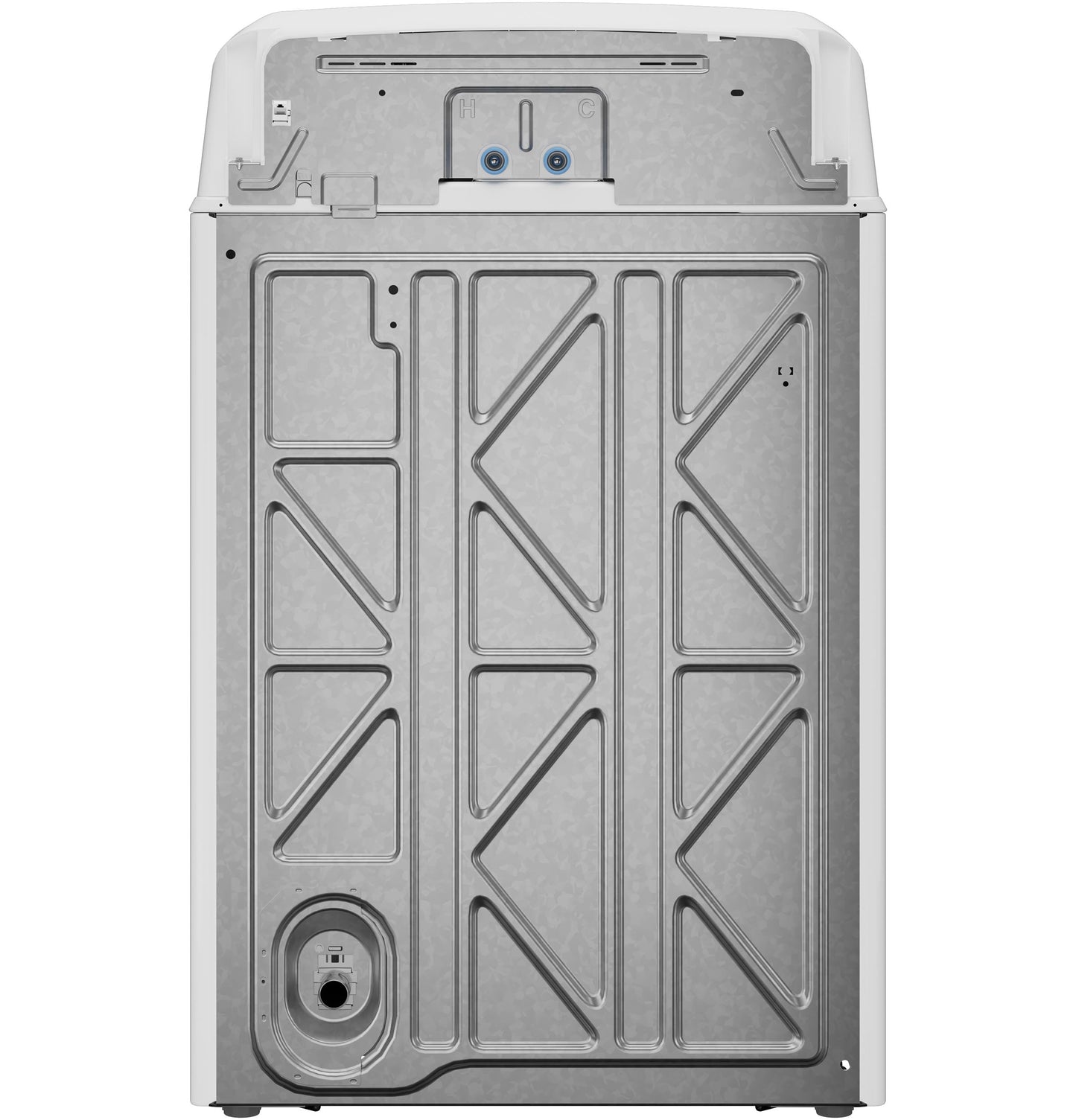 GE® 4.3 cu. ft. Capacity Washer with Stainless Steel Basket,Cold Plus and Water Level Control