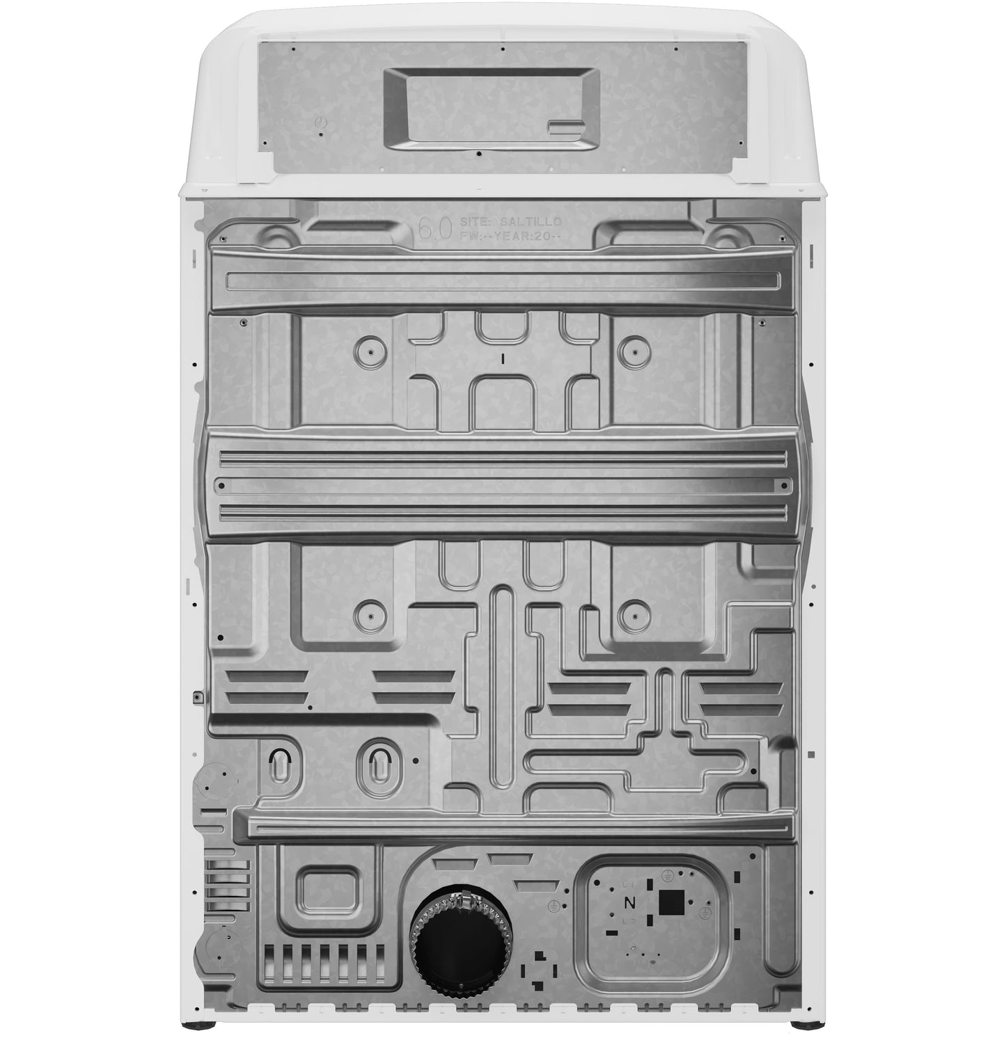 GE® 6.2 cu. ft. Capacity Gas Dryer with Up To 120 ft. Venting and Shallow Depth