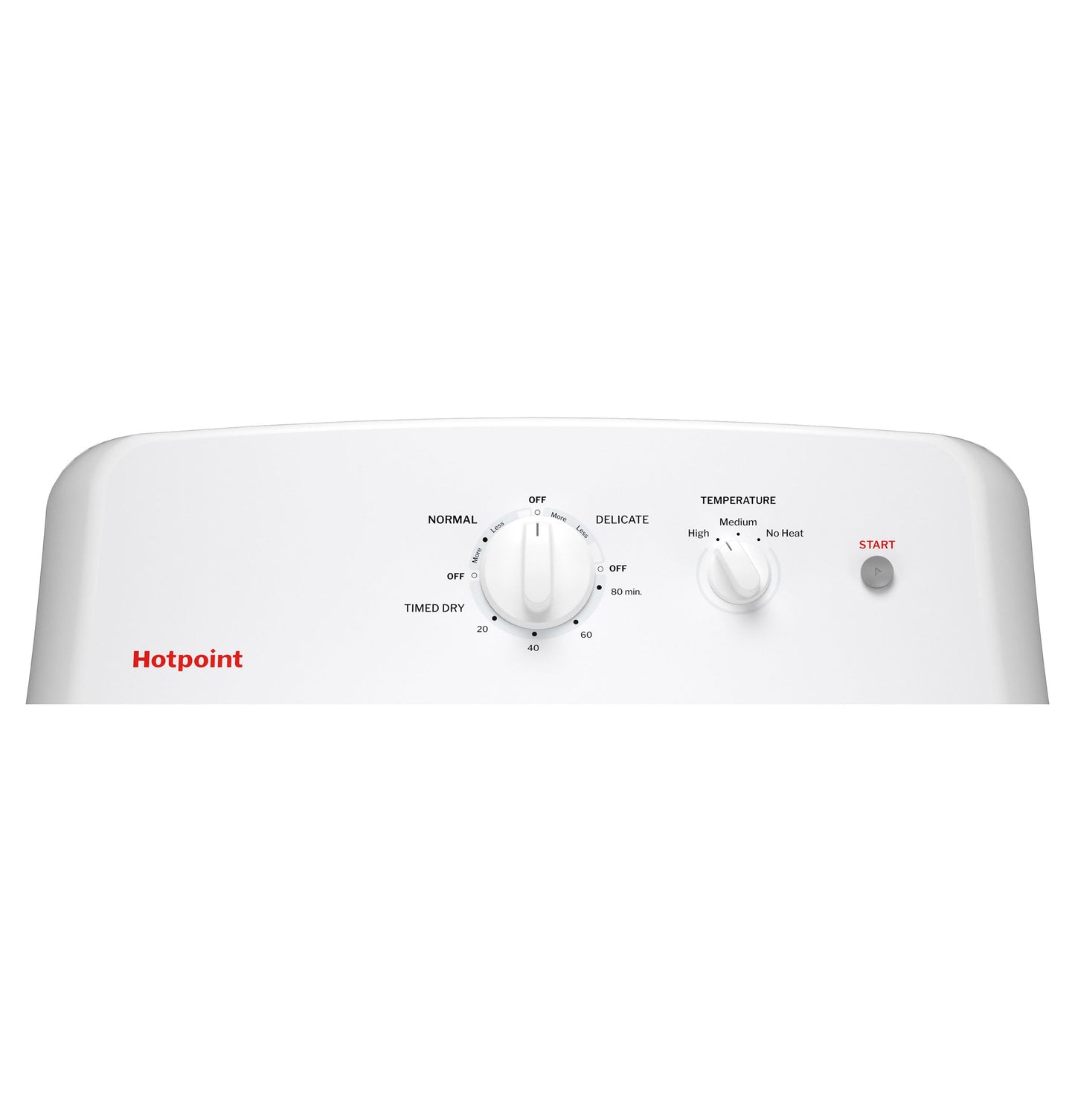 Hotpoint® 6.2 cu. ft. Capacity Electric Dryer with Up To 120 ft. Venting and Shallow Depth