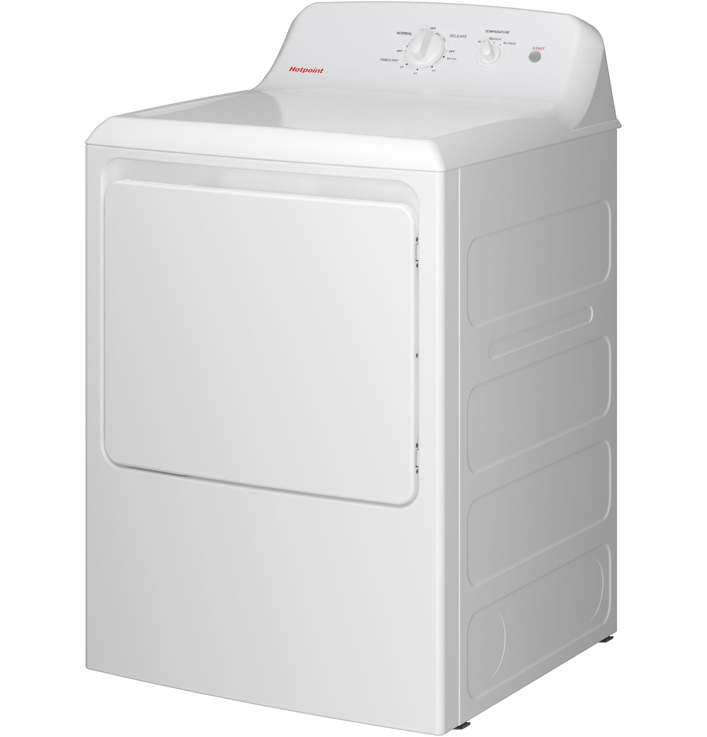 Hotpoint® 6.2 cu. ft. Capacity Electric Dryer with Up To 120 ft. Venting and Shallow Depth
