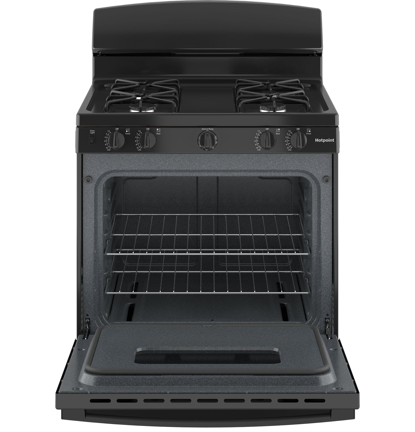 Hotpoint® 30" Free-Standing Front Control Gas Range