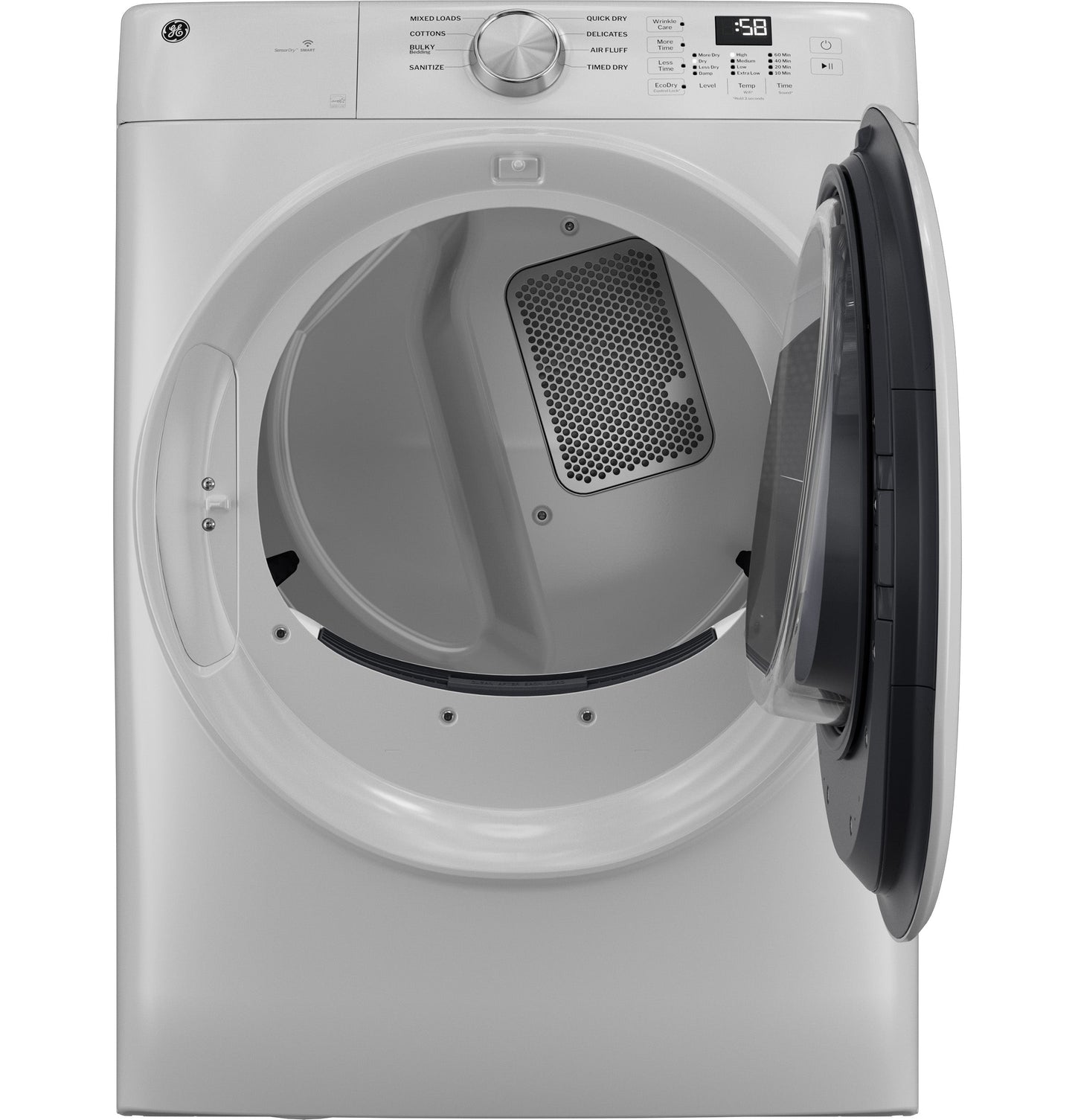 GE® ENERGY STAR® 7.8 cu. ft. Capacity Smart Front Load Electric Dryer