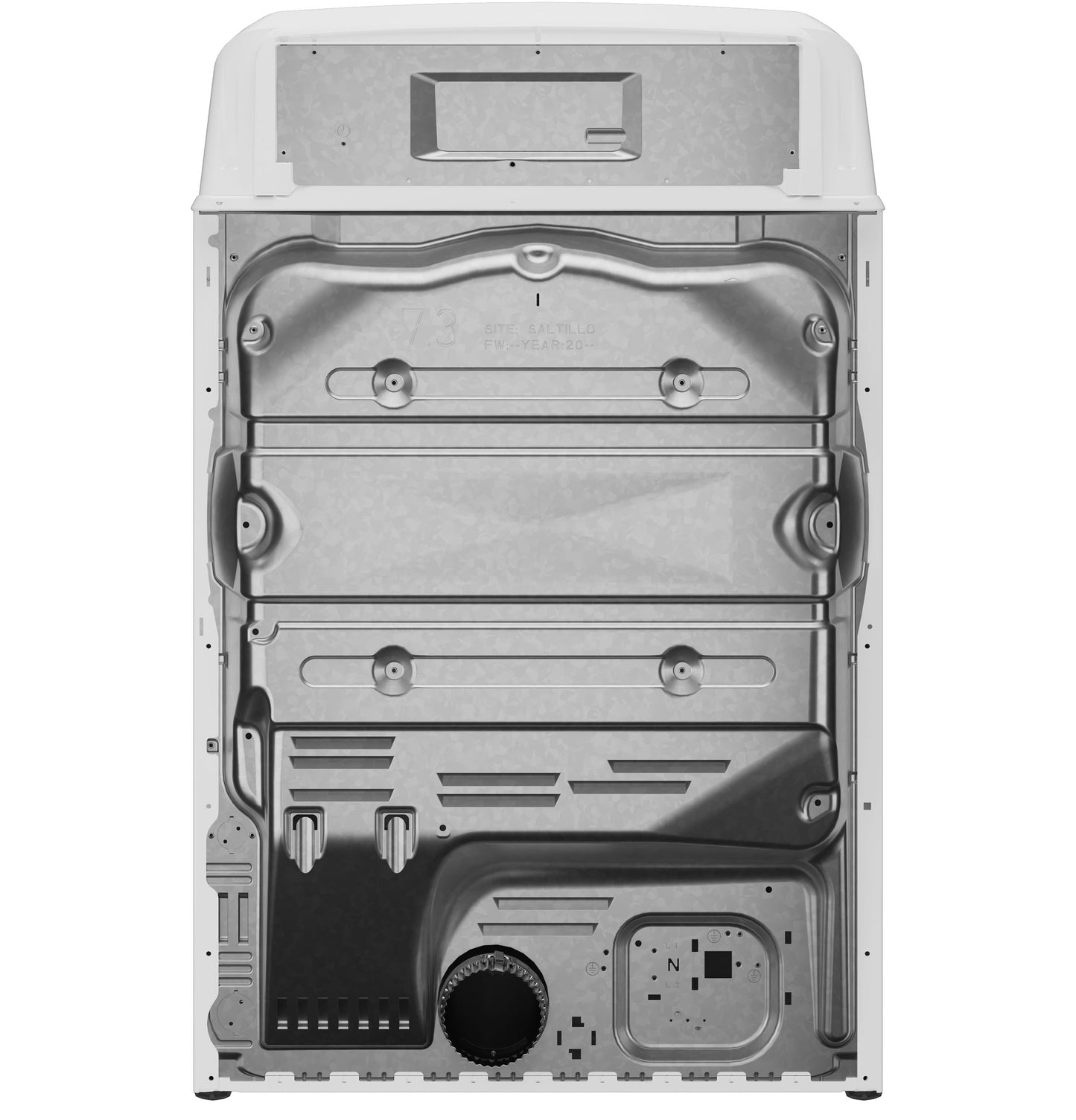 GE® 7.2 cu. ft. Capacity Gas Dryer with Spanish Panel and Up To 120 ft. Venting