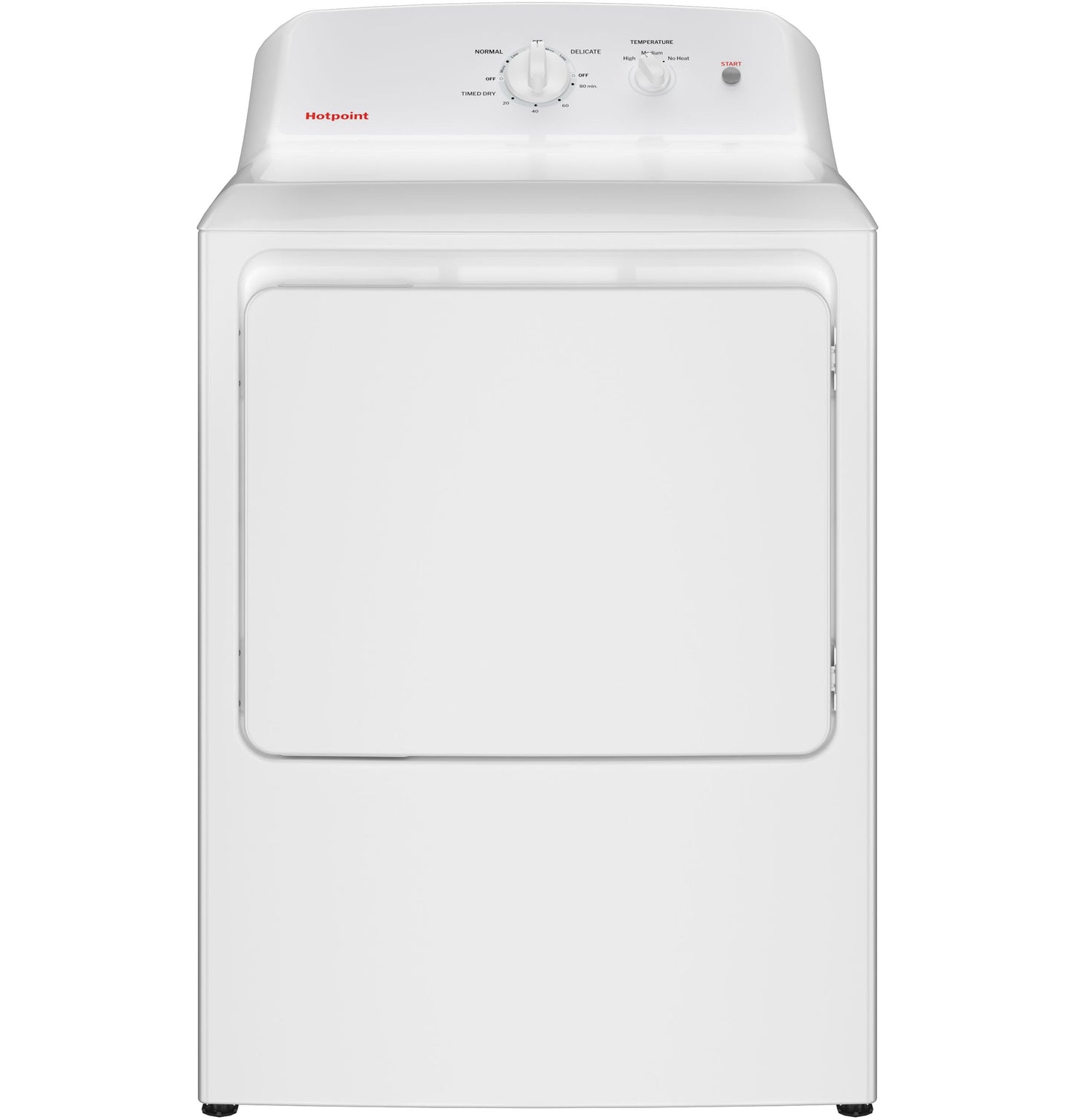 Hotpoint® 6.2 cu. ft. Capacity Electric Dryer with Up To 120 ft. Venting and Shallow Depth