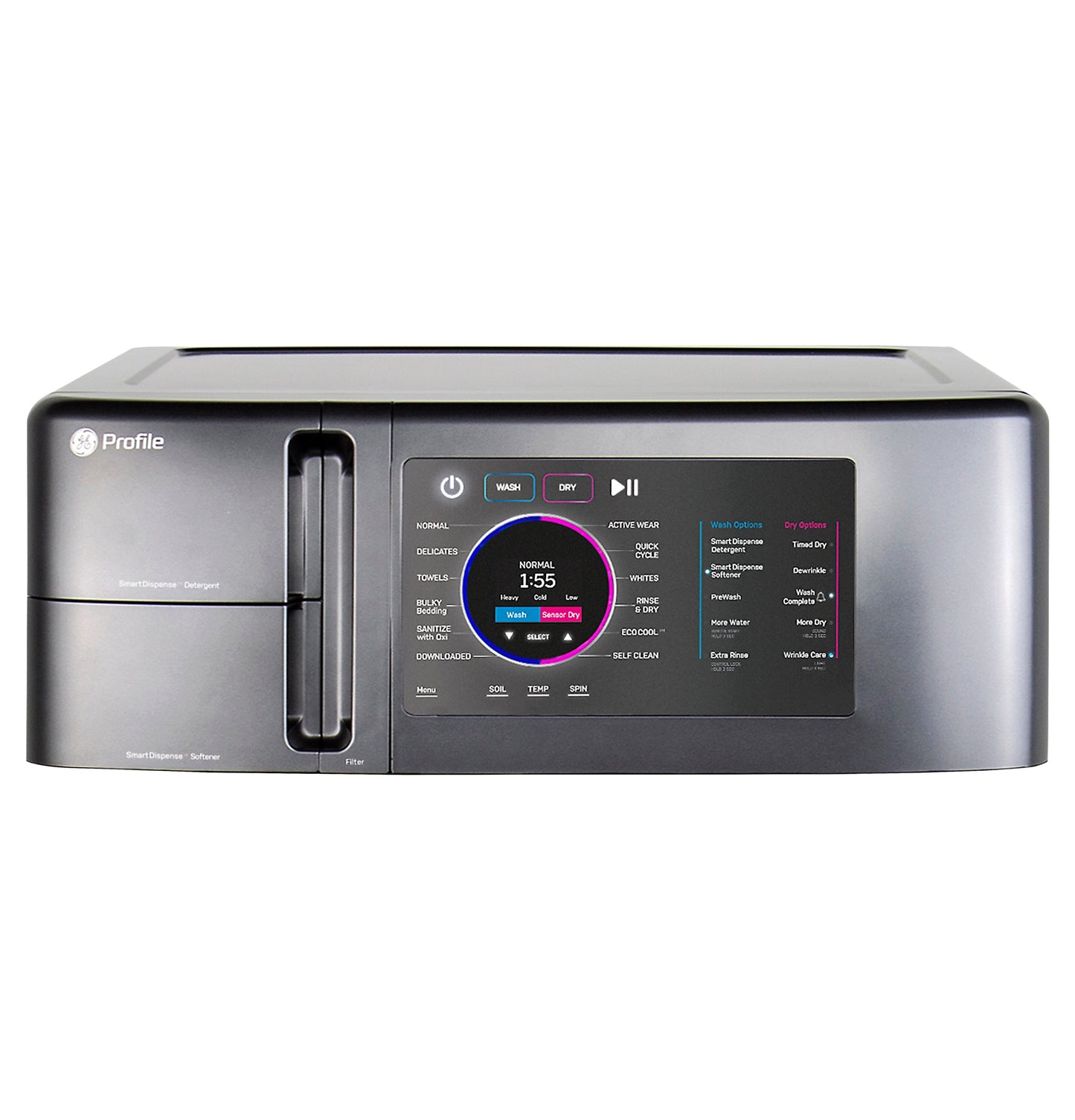 GE Profile™ 4.8 cu. ft. Capacity UltraFast Combo with Ventless Heat Pump Technology Washer/Dryer