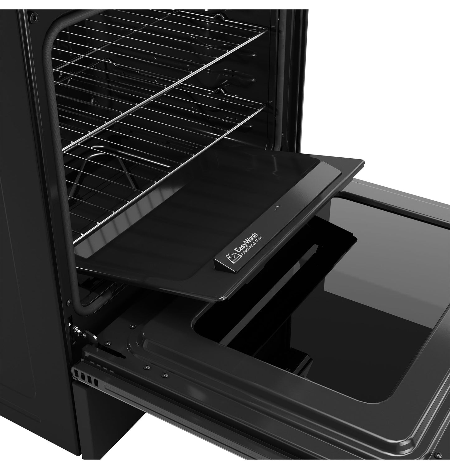 GE® 30" Slide-In Electric Convection Range with No Preheat Air Fry and EasyWash™ Oven Tray