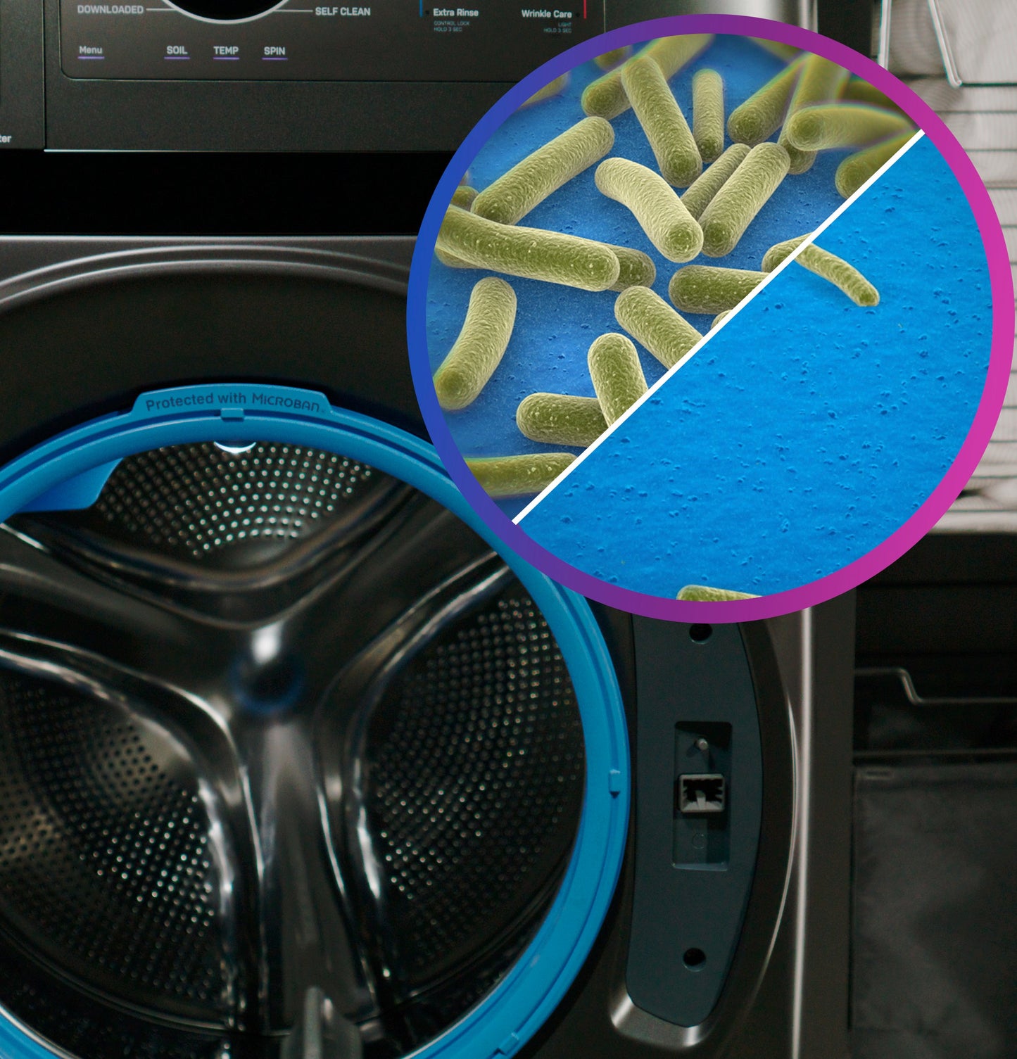 GE Profile™ 4.8 cu. ft. Capacity UltraFast Combo with Ventless Heat Pump Technology Washer/Dryer