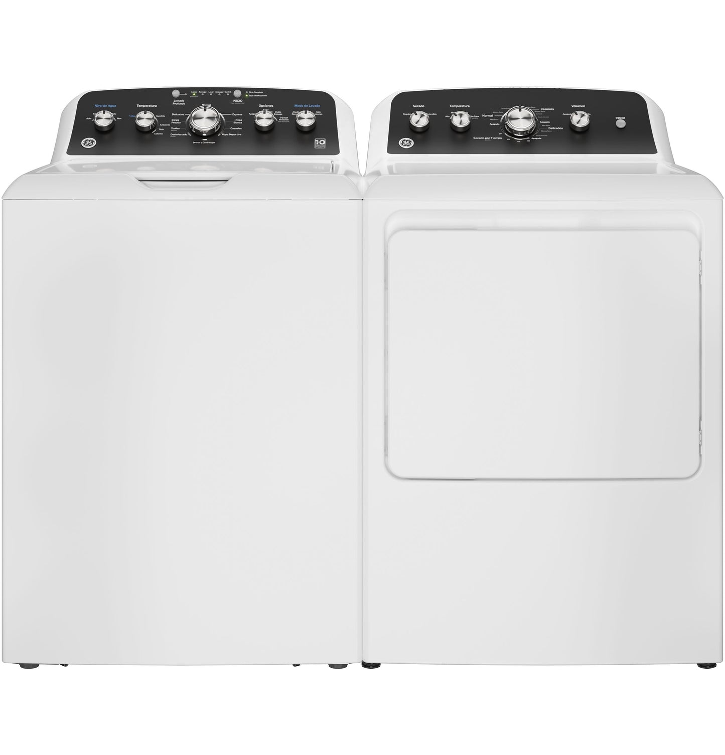 GE® 4.5 cu. ft. Capacity Washer with Spanish Panel and Wash Modes Soak and Power