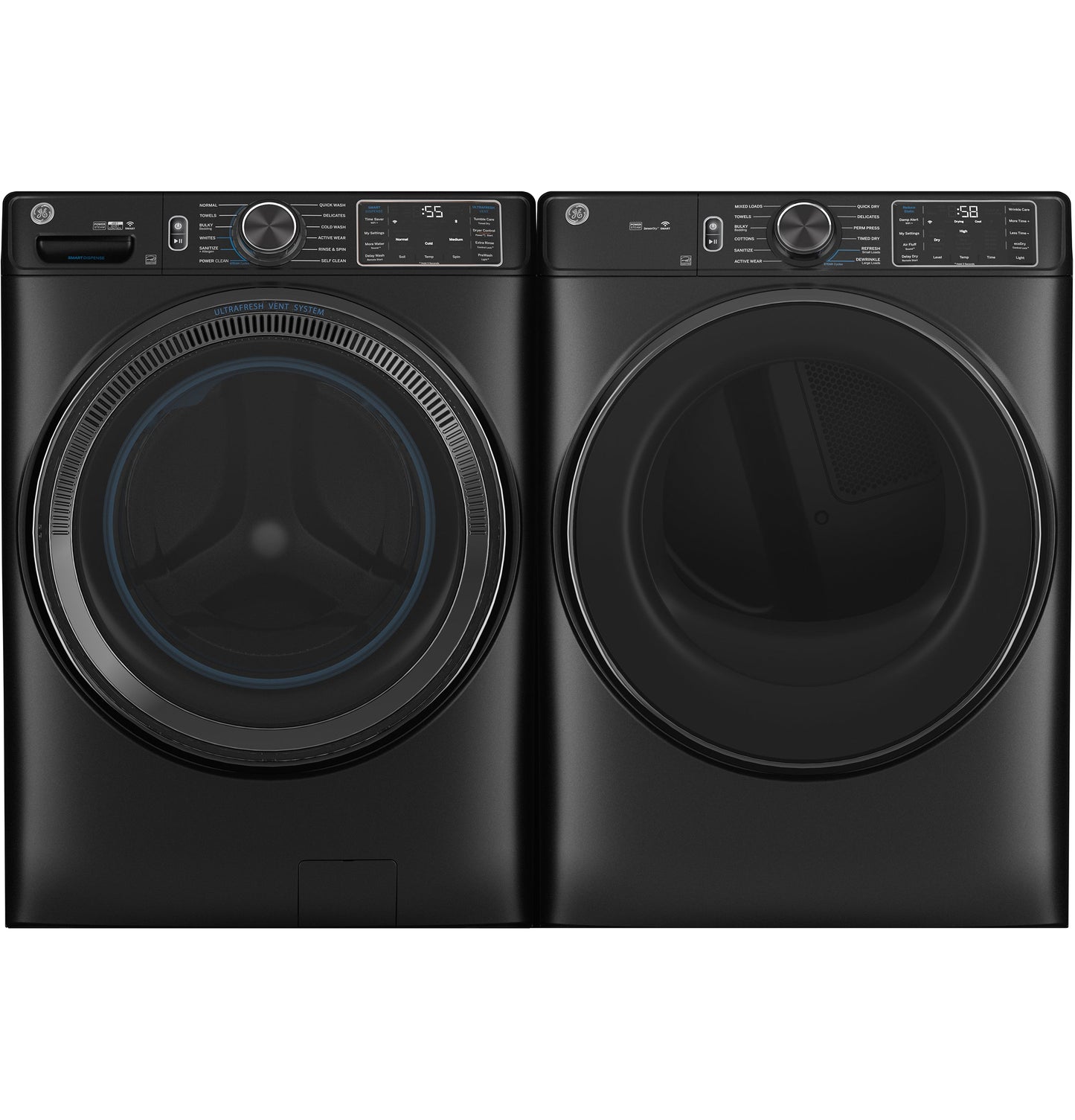 GE® ENERGY STAR® 7.8 cu. ft. Capacity Smart Front Load Electric Dryer with Steam and Sanitize Cycle