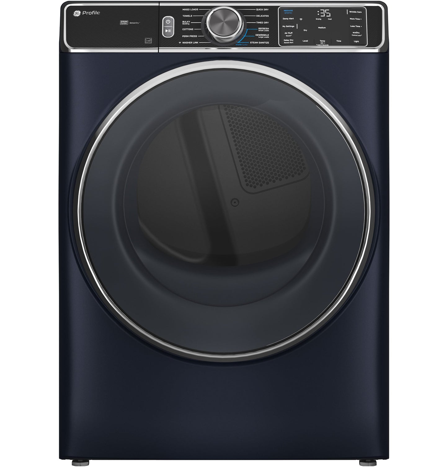 GE Profile™ 7.8 cu. ft. Capacity Smart Front Load Electric Dryer with Steam and Sanitize Cycle