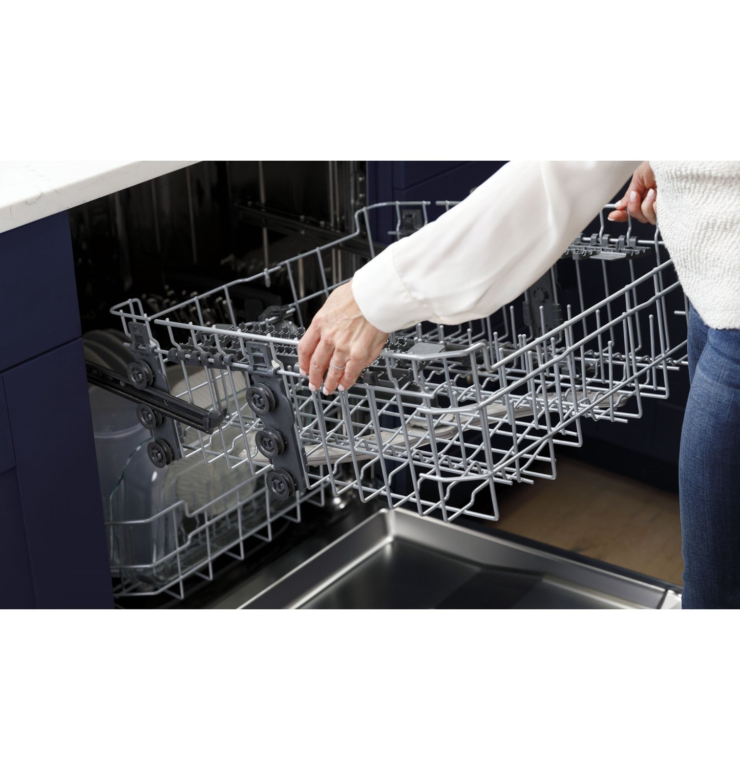 GE® Front Control with Plastic Interior Dishwasher with Sanitize Cycle & Dry Boost