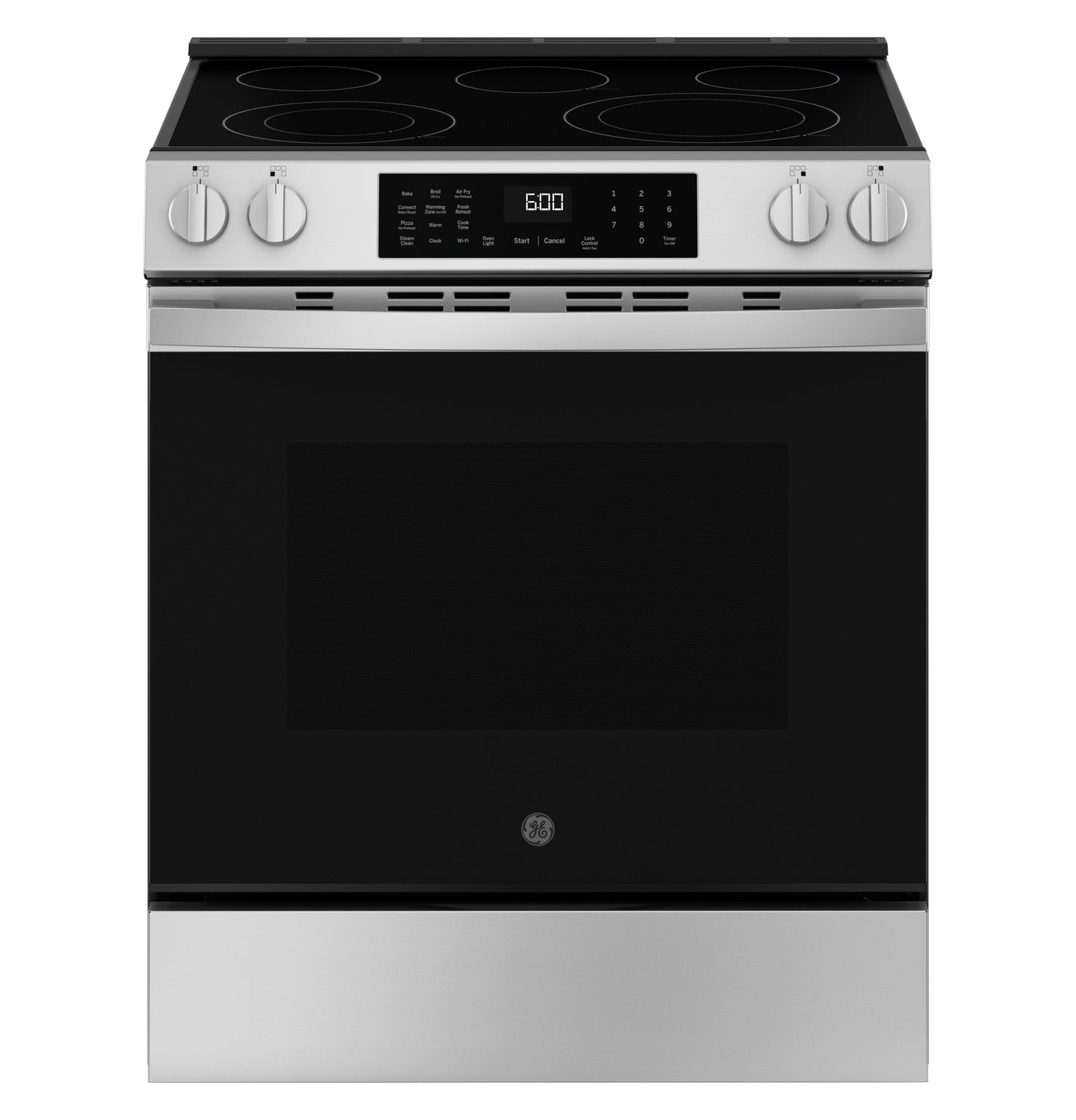 GE® 30" Slide-In Electric Convection Range with No Preheat Air Fry and EasyWash™ Oven Tray