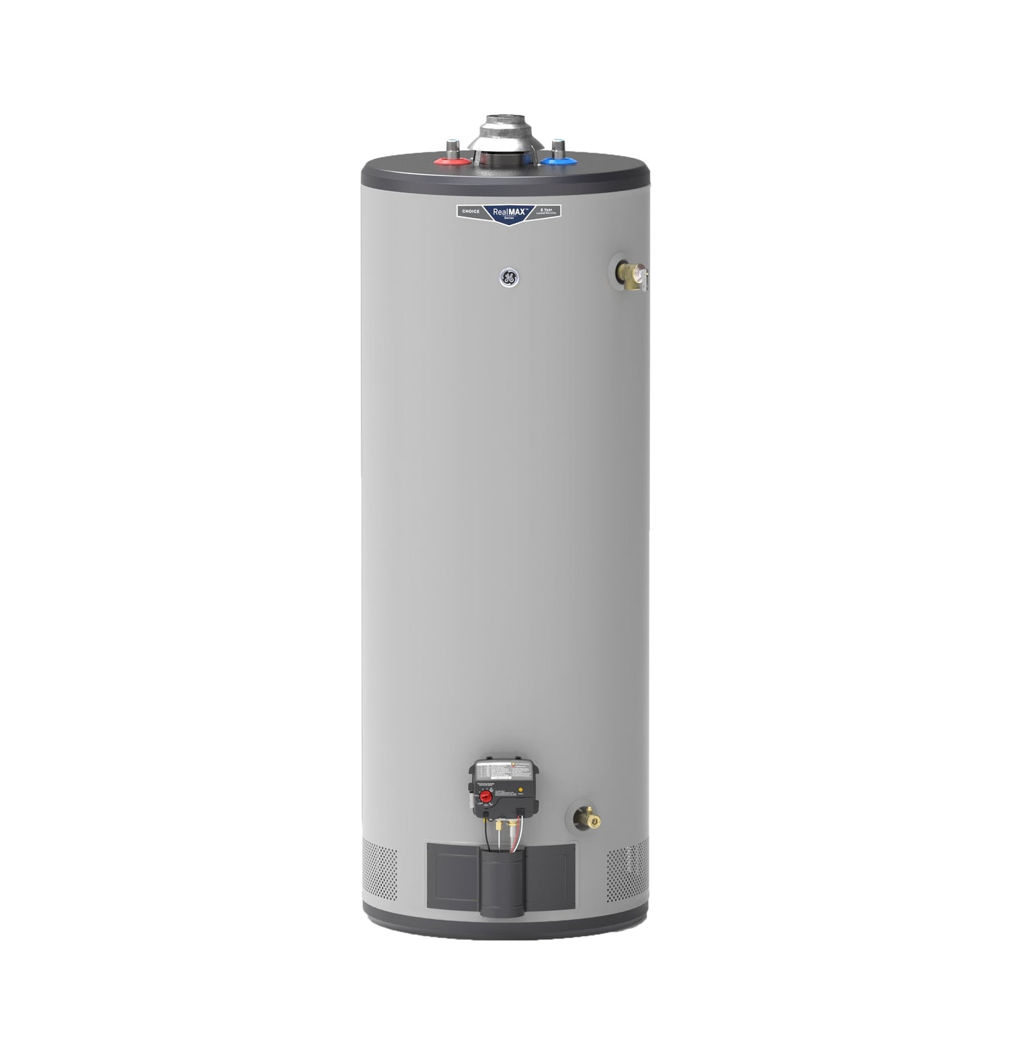GE RealMAX Choice 50-Gallon Tall Natural Gas Ultra Low-Nox Atmospheric Water Heater