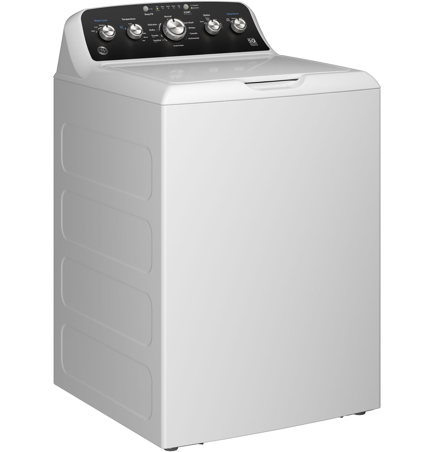 GE® 4.6 cu. ft. Capacity Washer with Stainless Steel Basket,Cold Plus and Wash Boost