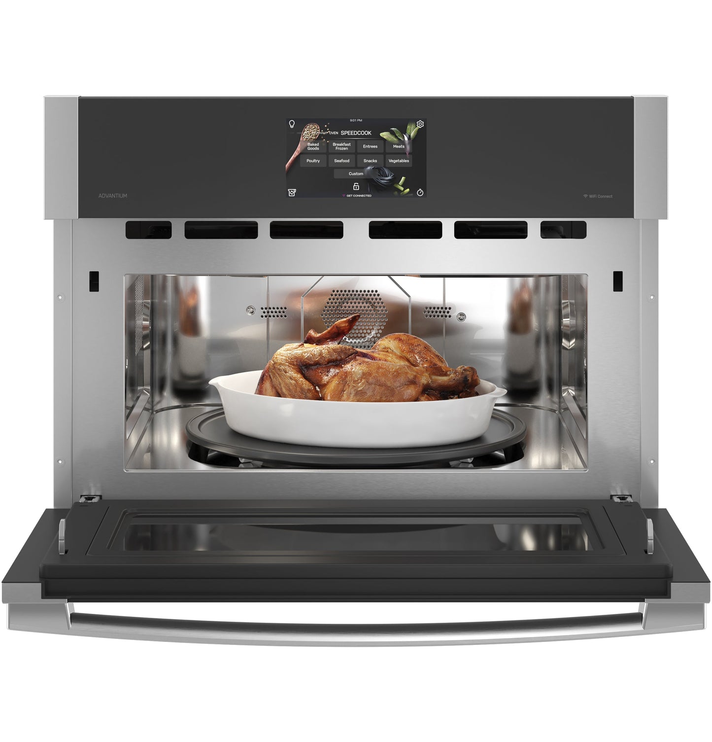 GE Profile™ 27" Single Wall Oven with 120V Advantium® Technology