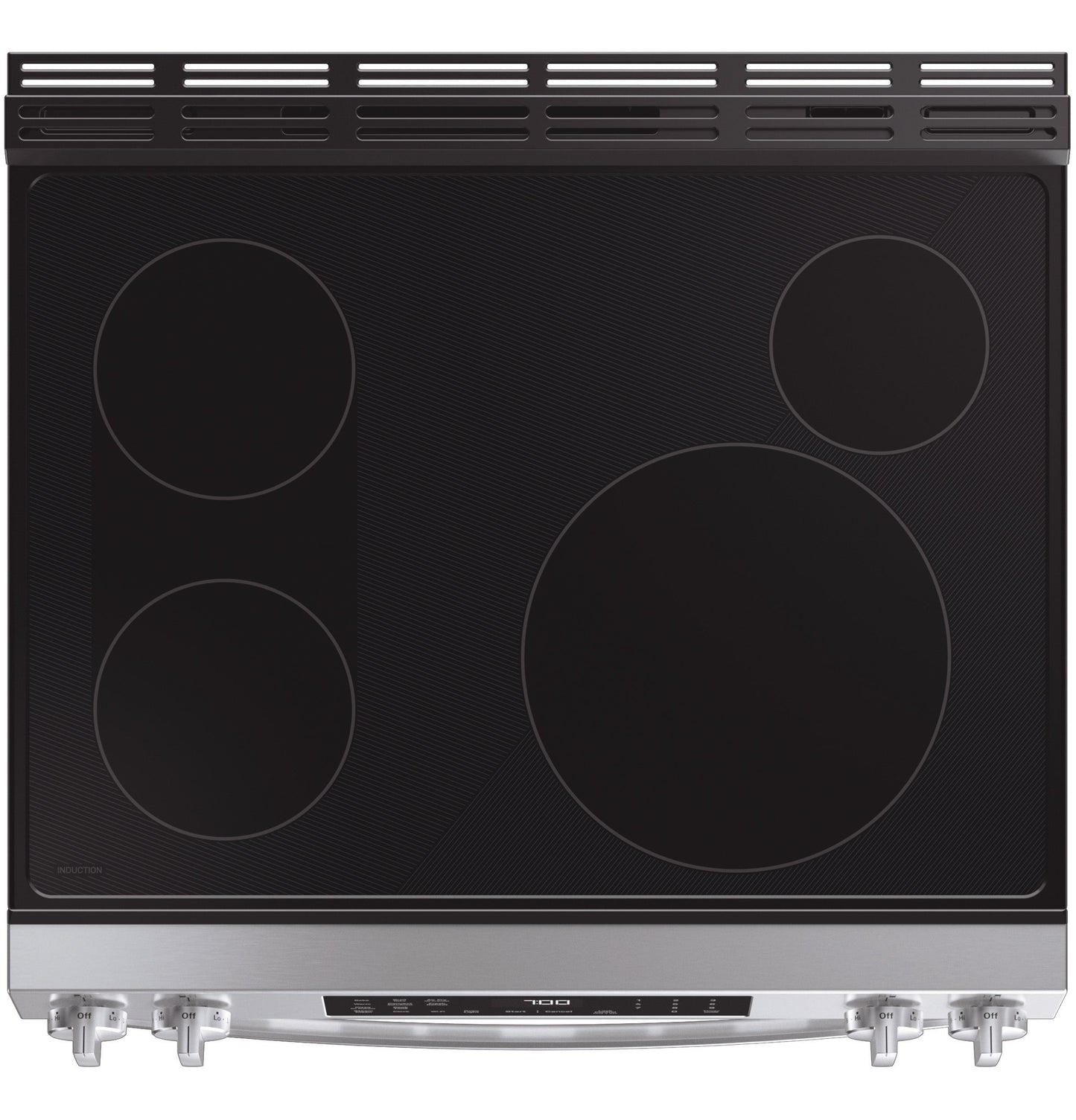 GE Profile™ ENERGY STAR® 30" Smart Slide-In Induction and Convection Range with No Preheat Air Fry and EasyWash™ Oven Tray
