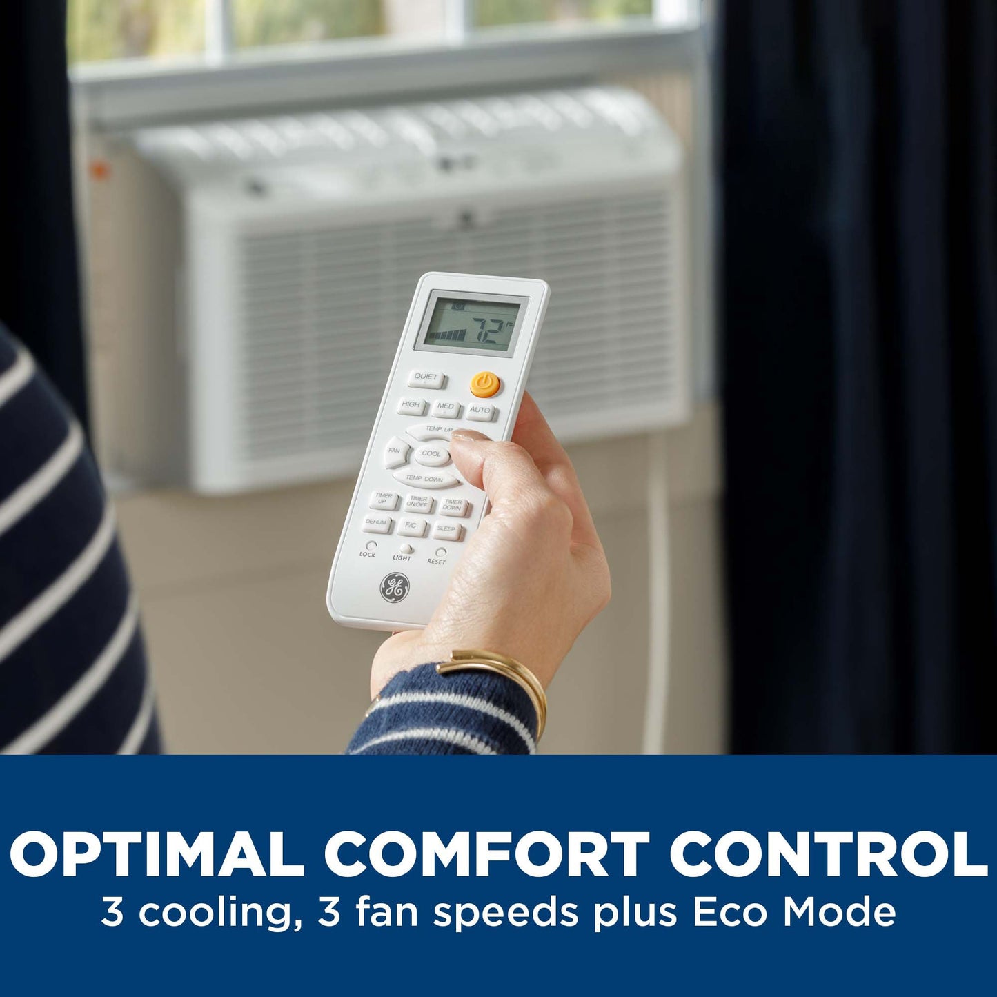 GE® 6,200 BTU Ultra Quiet Window Air Conditioner for Small Rooms up to 250 sq. ft.