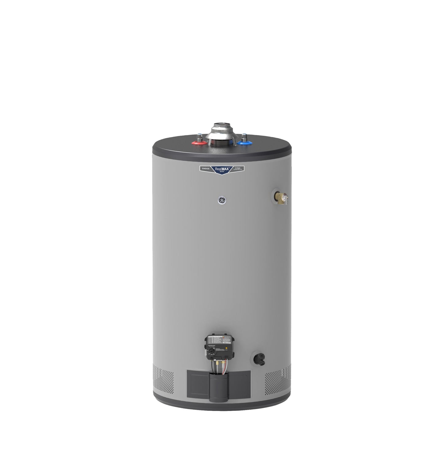GE RealMAX Choice 50-Gallon Short Natural Gas Atmospheric Water Heater