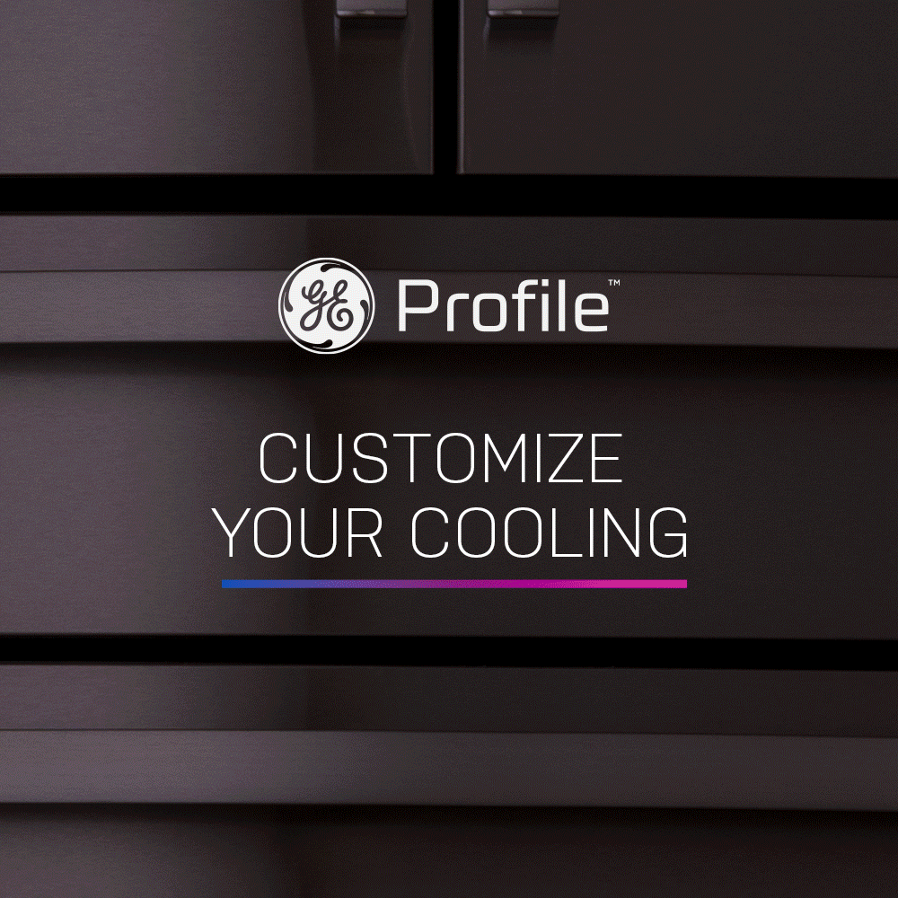 GE Profile™ Series ENERGY STAR® 29 Cu. Ft. Smart Fingerprint Resistant 4-Door French-Door Refrigerator with Door In Door