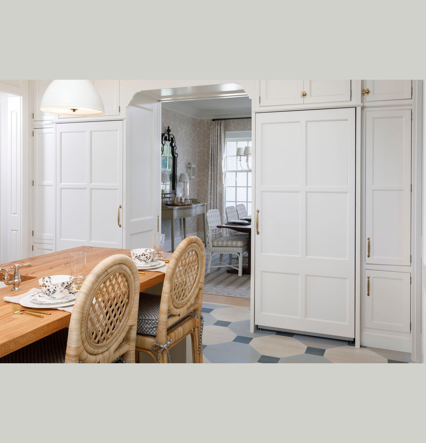 Monogram 36" Integrated, Panel-Ready Column Freezer