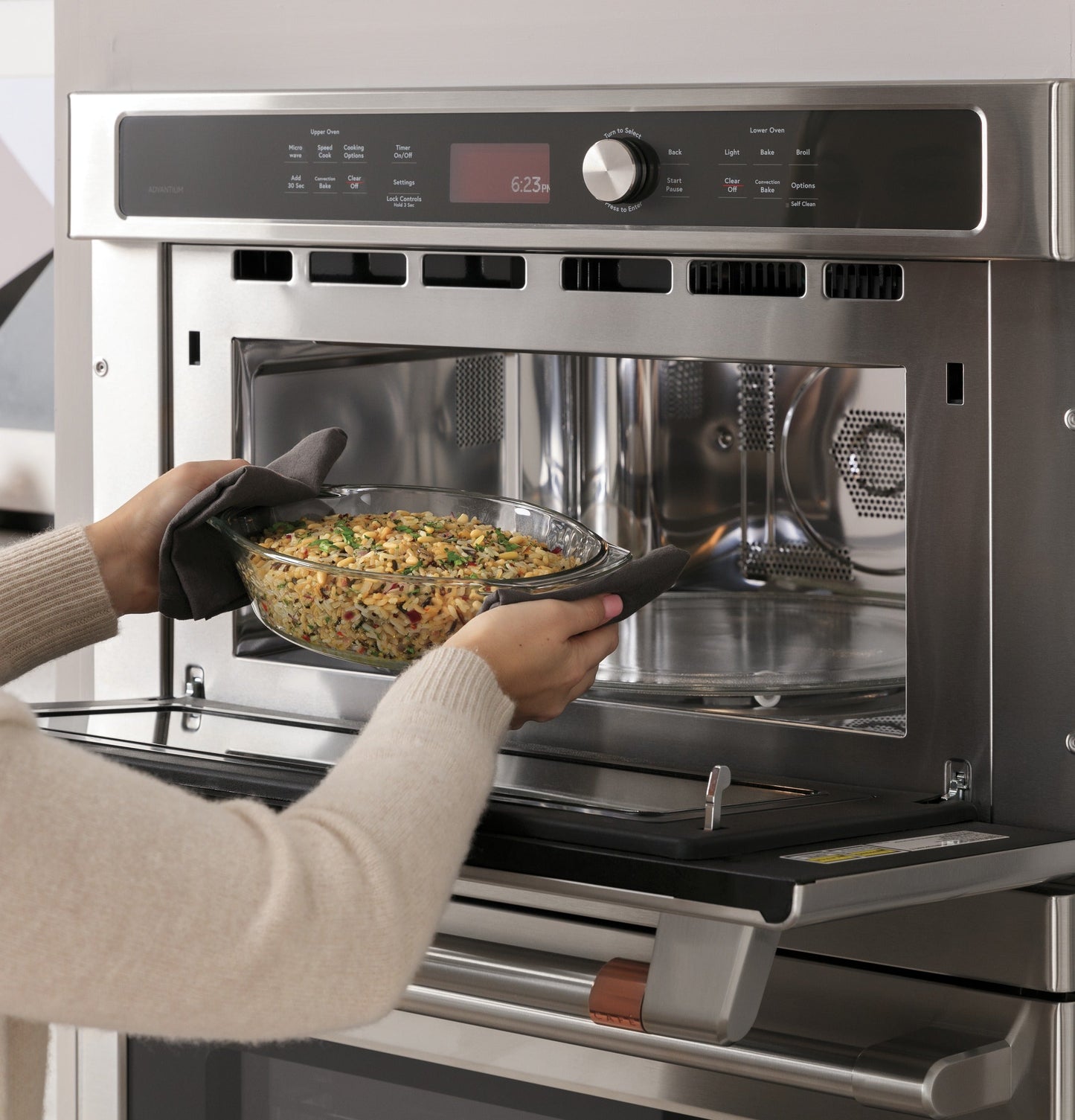 Café™ 30 in. Combination Double Wall Oven with Convection and Advantium® Technology