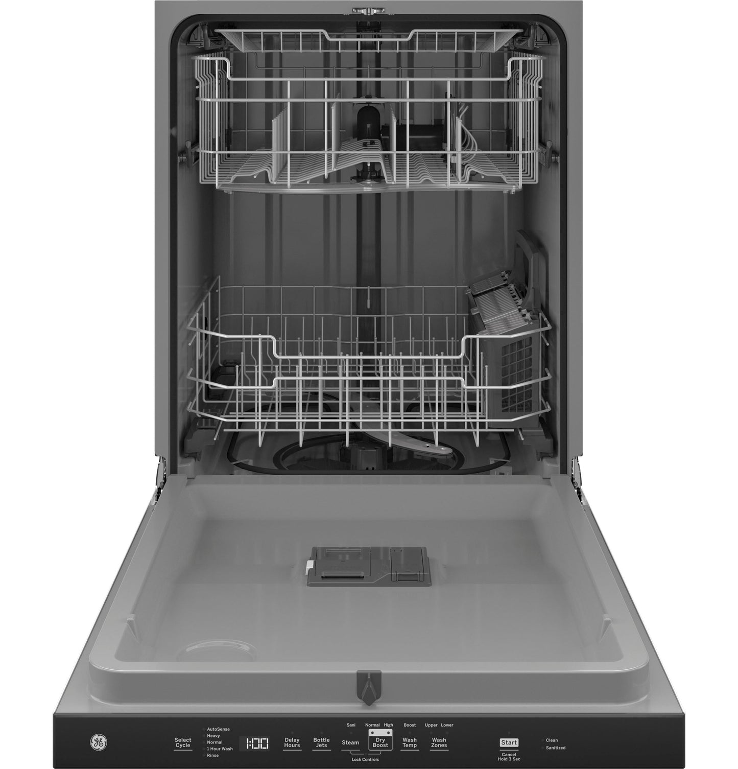 GE® Top Control with Plastic Interior Dishwasher with Sanitize Cycle & Dry Boost