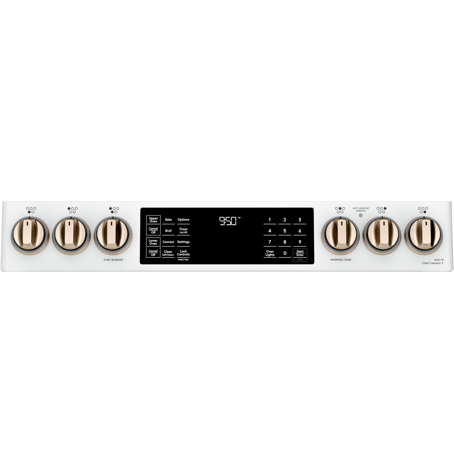 Café™ 30" Smart Slide-In, Front-Control, Induction and Convection Double-Oven Range