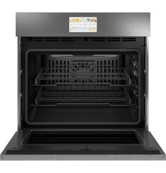 Café™ 30" Smart Built-In Convection Single Wall Oven in Platinum Glass