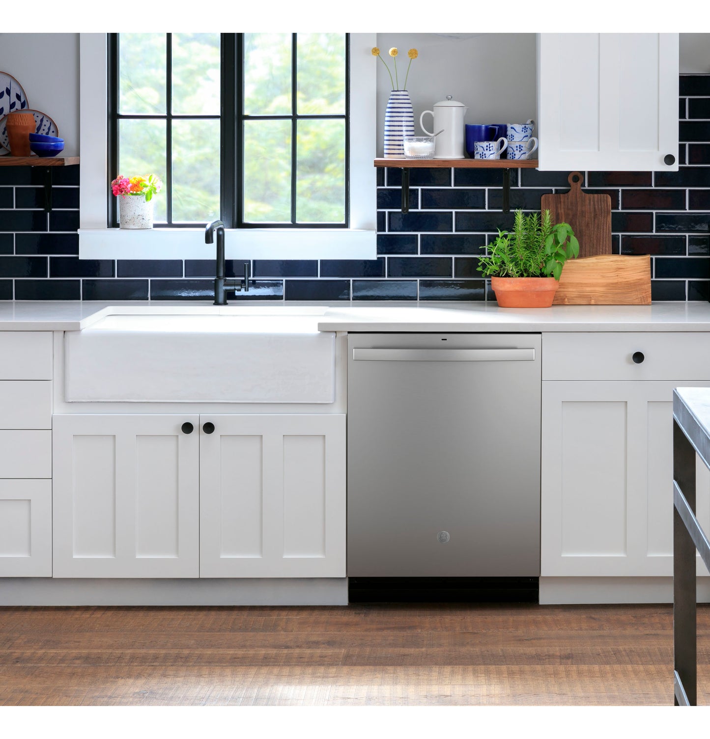 GE® Top Control with Plastic Interior Dishwasher with Sanitize Cycle & Dry Boost