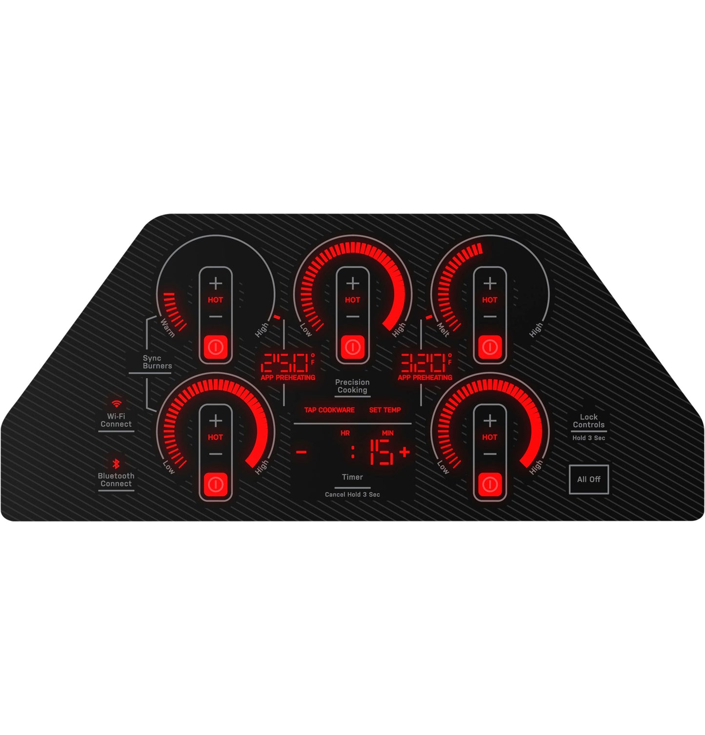 GE Profile™ 36" Built-In Touch Control Induction Cooktop