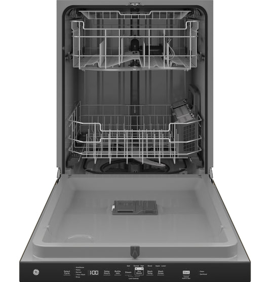 GE® Top Control with Plastic Interior Dishwasher with Sanitize Cycle & Dry Boost