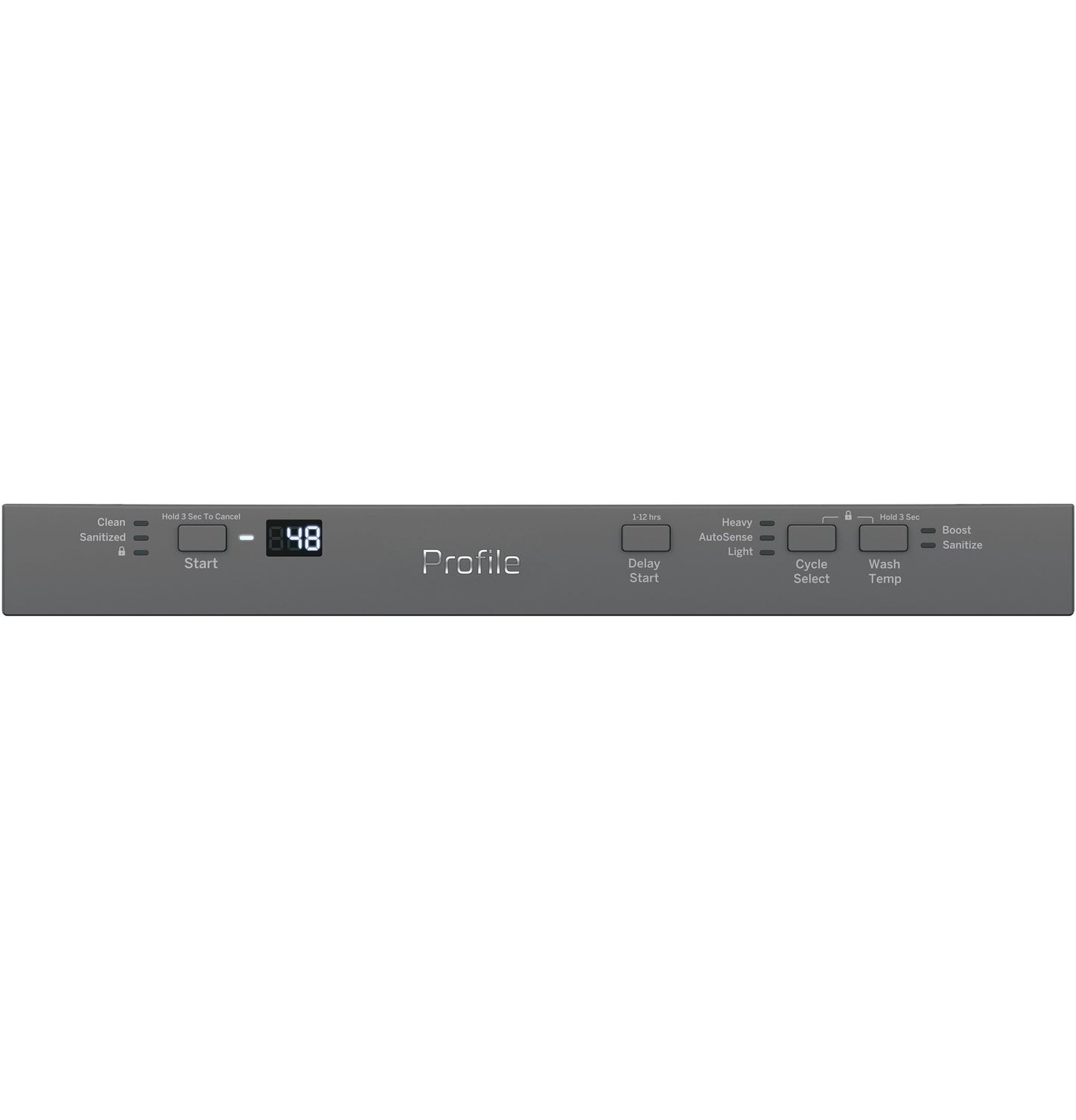 GE Profile™ 18" ADA Compliant Stainless Steel Interior Dishwasher with Sanitize Cycle