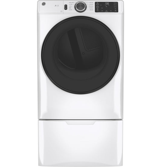 GE® 7.8 cu. ft. Capacity Smart Front Load Gas Dryer with Sanitize Cycle