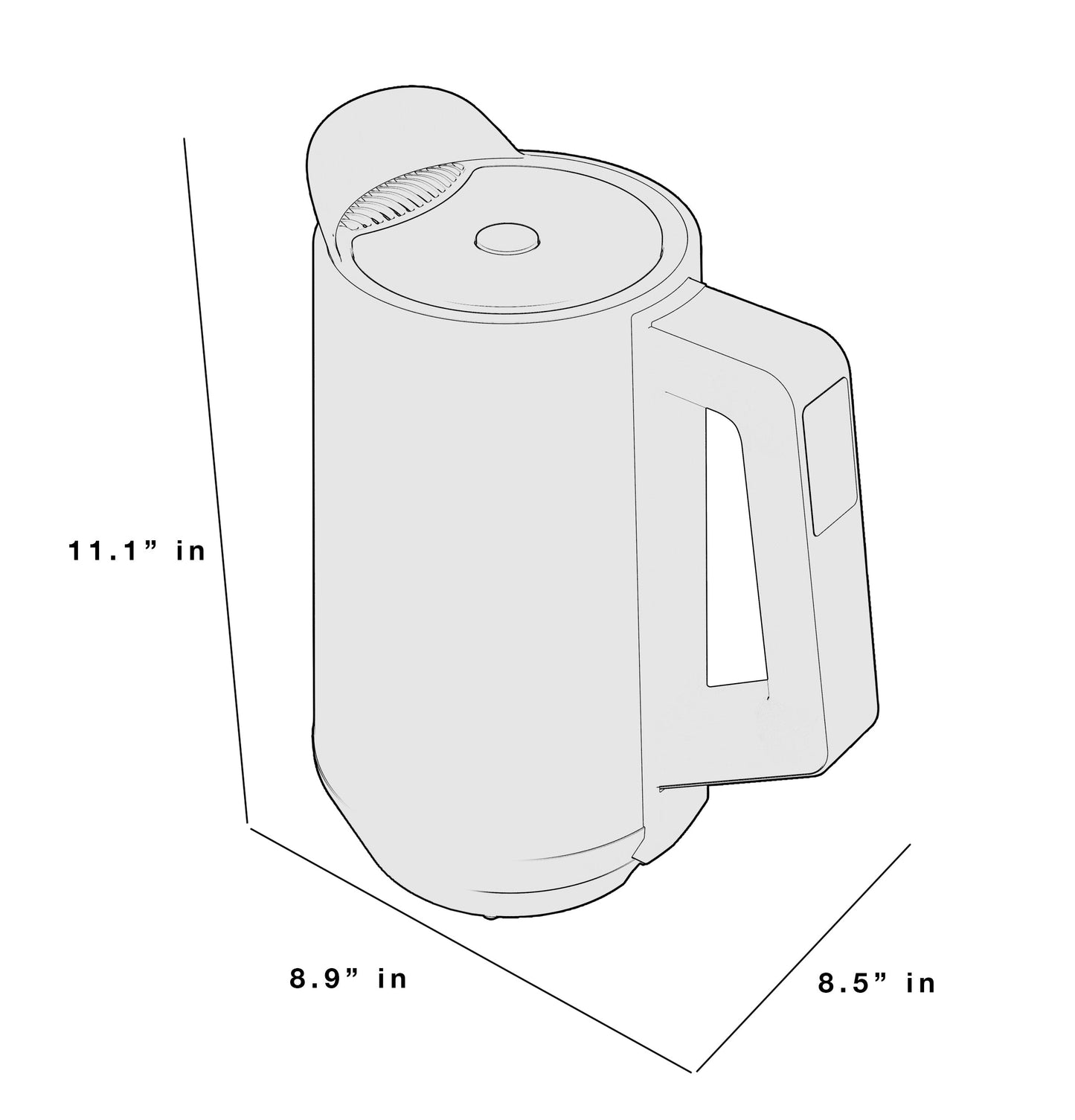 GE Cool Touch Kettle with Digital Controls