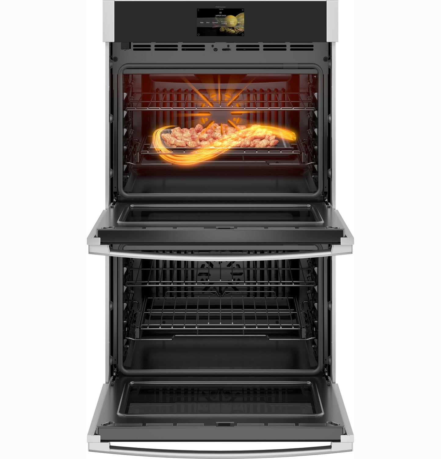 GE Profile™ 30" Smart Built-In Convection Double Wall Oven with No Preheat Air Fry and Precision Cooking