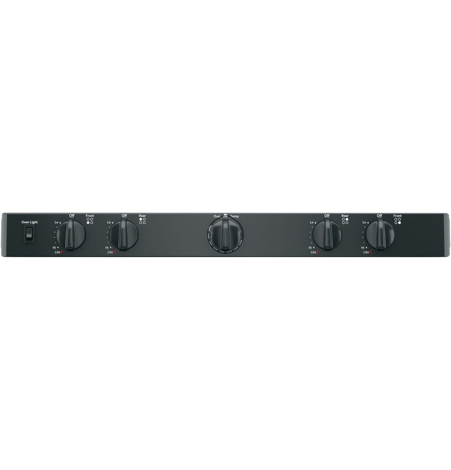 GE® 30" Free-Standing Front Control Gas Range