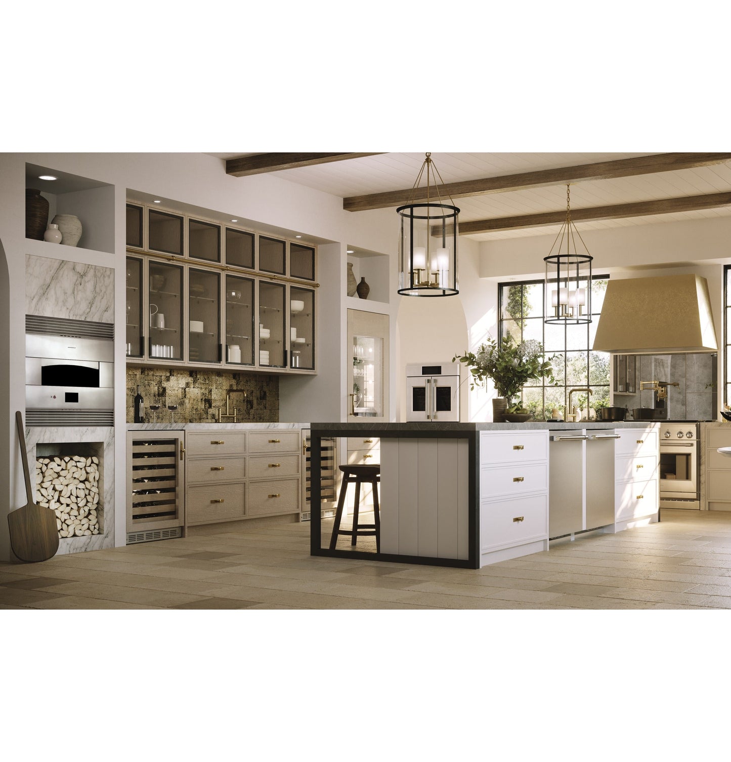 Monogram 30" French-Door Electric Convection Single Wall Oven Statement Collection