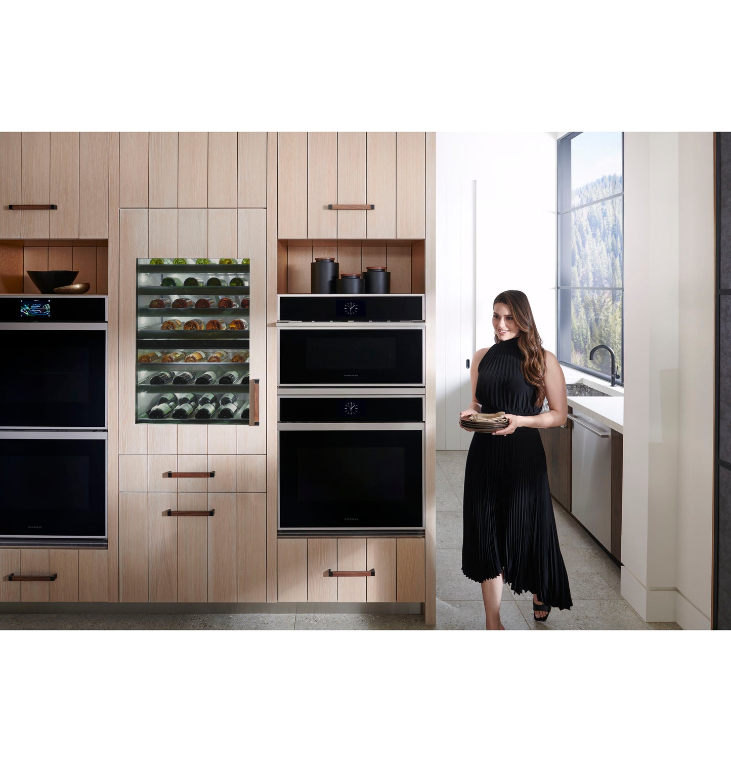 Monogram 30" Electric Convection Single Wall Oven Minimalist Collection