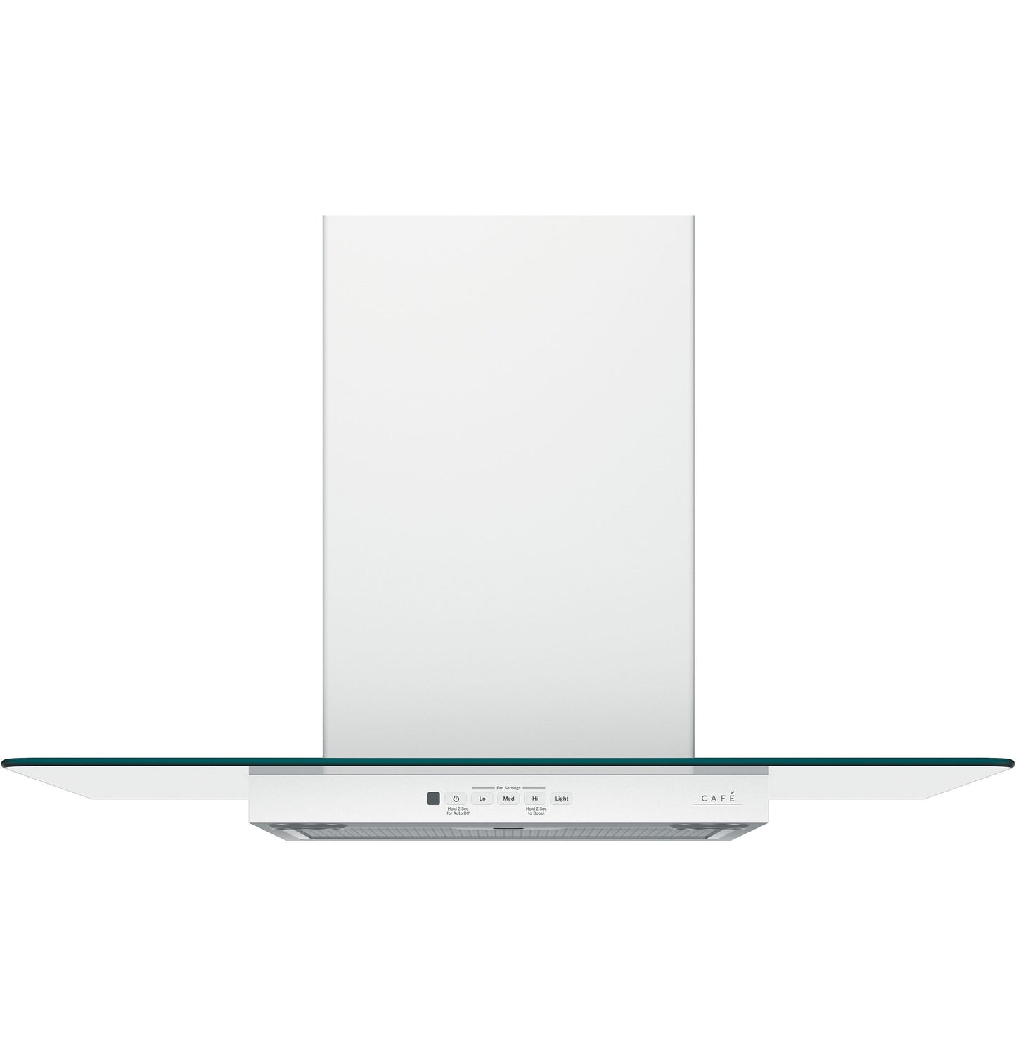 Café™ 30" Wall-Mount Glass Canopy Chimney Hood