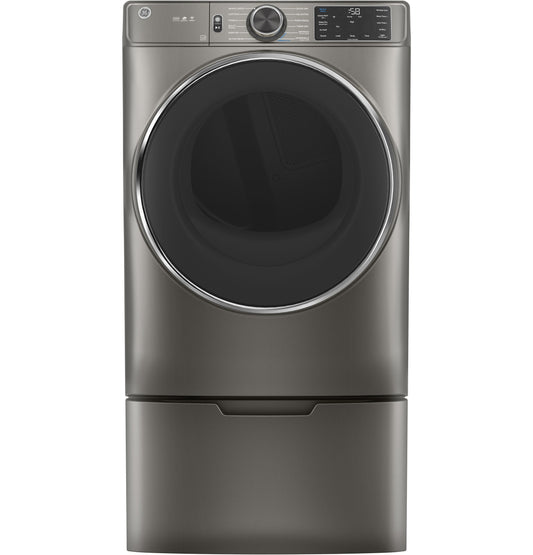 GE® ENERGY STAR® 7.8 cu. ft. Capacity Smart Front Load Gas Dryer with Steam and Sanitize Cycle