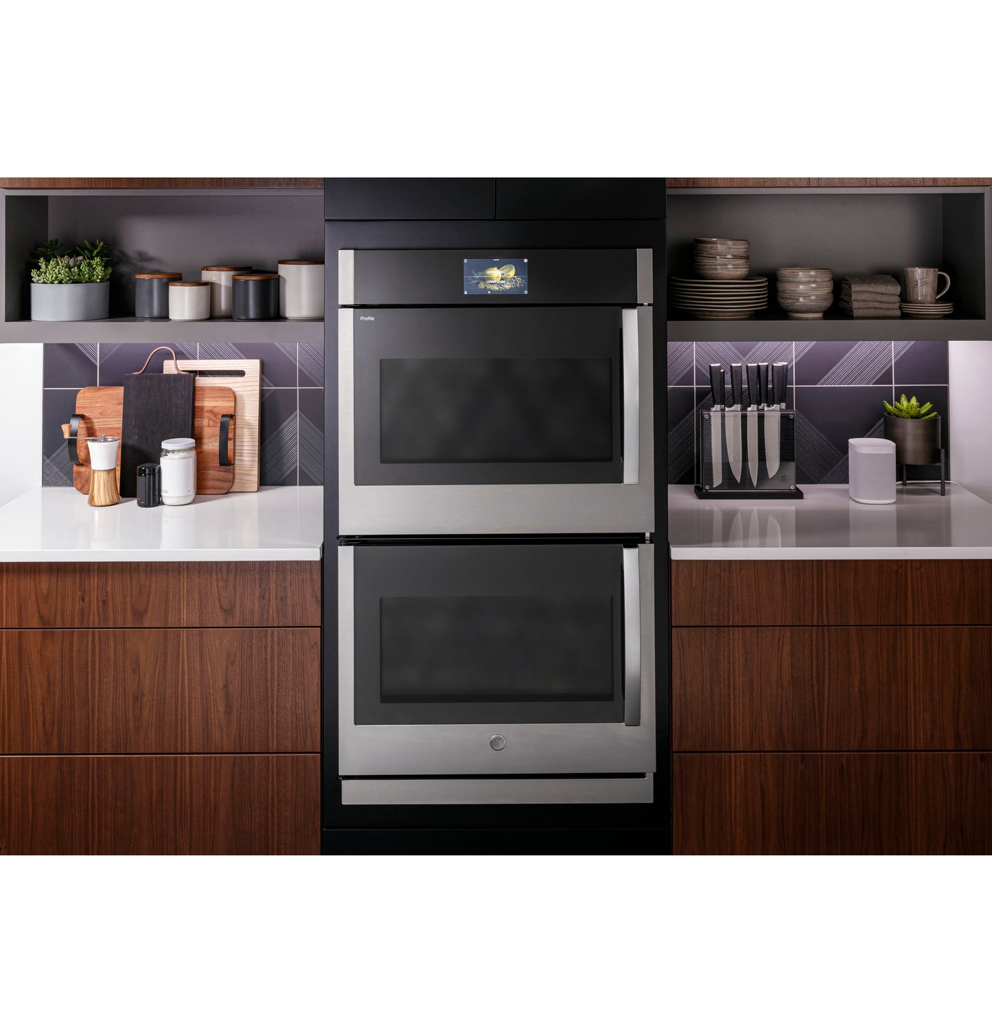 GE Profile™ 30" Smart Built-In Convection Double Wall Oven with Right-Hand Side-Swing Doors