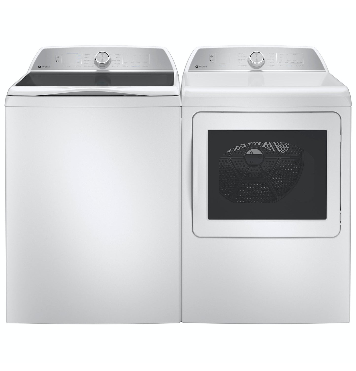 GE Profile™ 7.4 cu. ft. Capacity aluminized alloy drum Gas Dryer with Sanitize Cycle and Sensor Dry