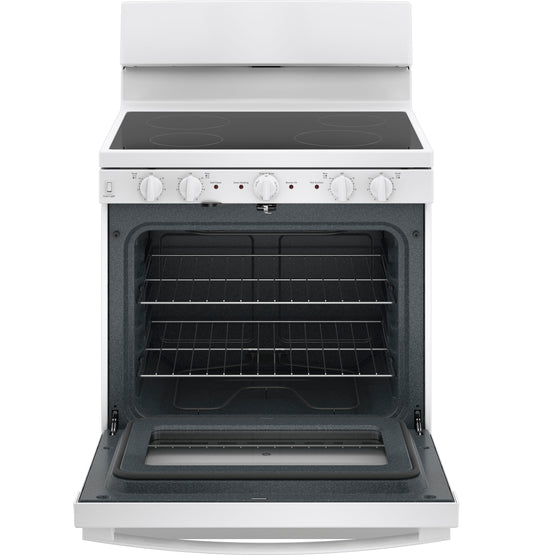 GE® ENERGY STAR® 30” Free-Standing Electric Radiant Smooth Cooktop Range