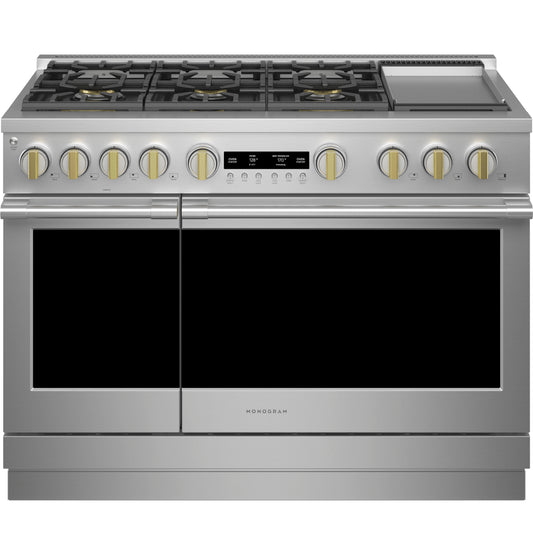 Monogram 48" All Gas Professional Range with 6 Burners and Griddle (Natural Gas)